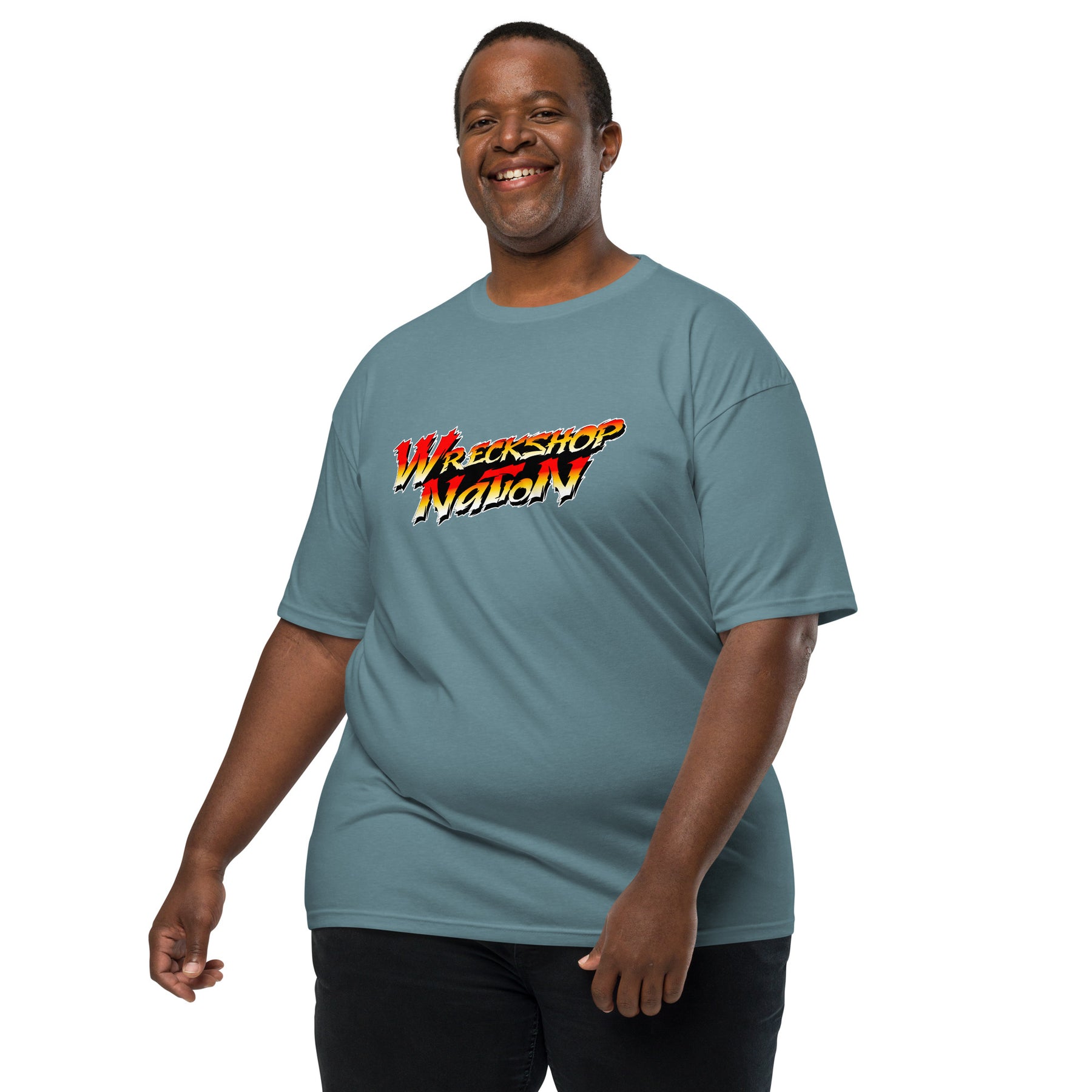 Wreckshop Nation "Street Fighter" Men’s premium heavyweight tee