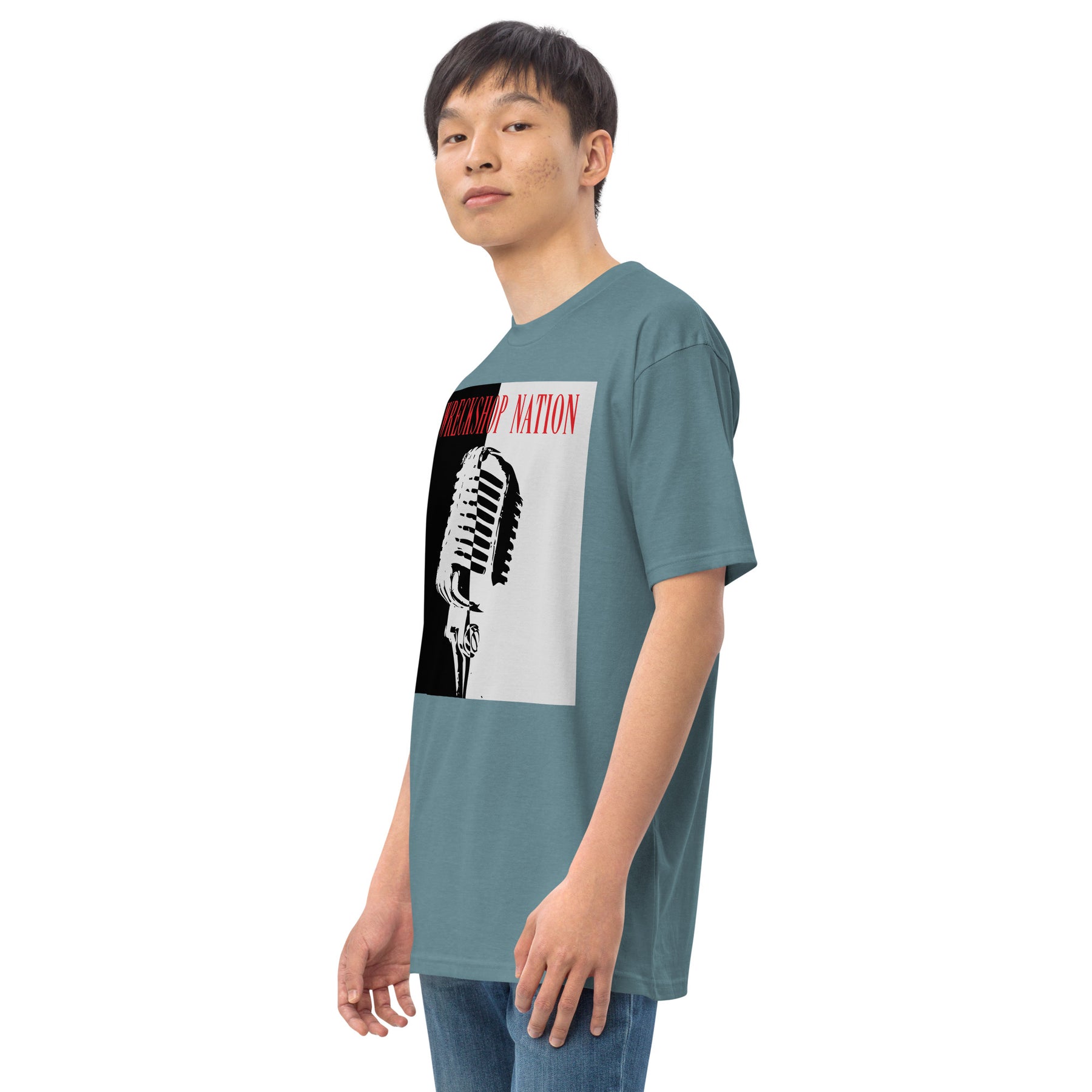 Wreckshop Nation "Scarface" Parody Men’s premium heavyweight tee