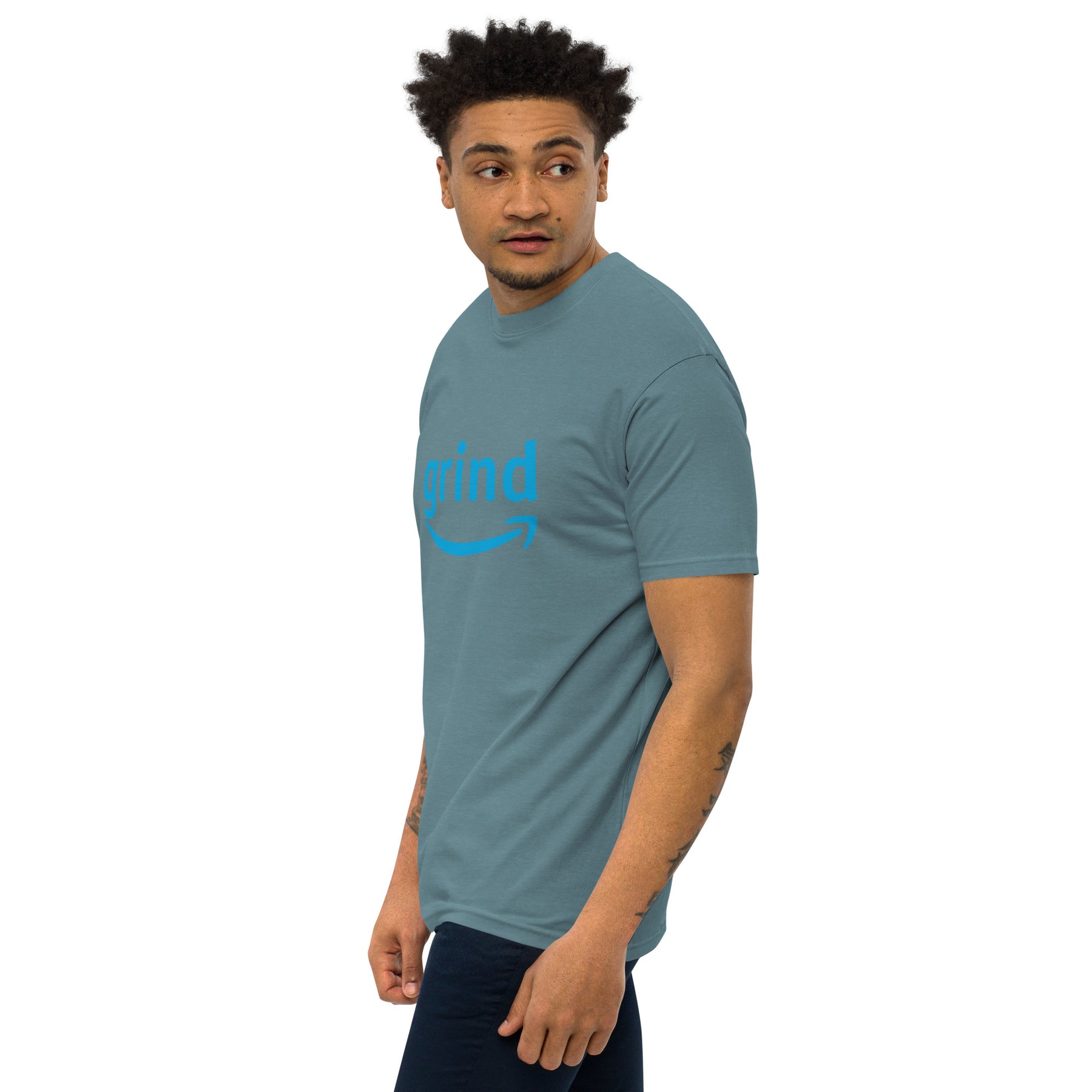 Prime "Grind" Parody Men’s premium heavyweight tee