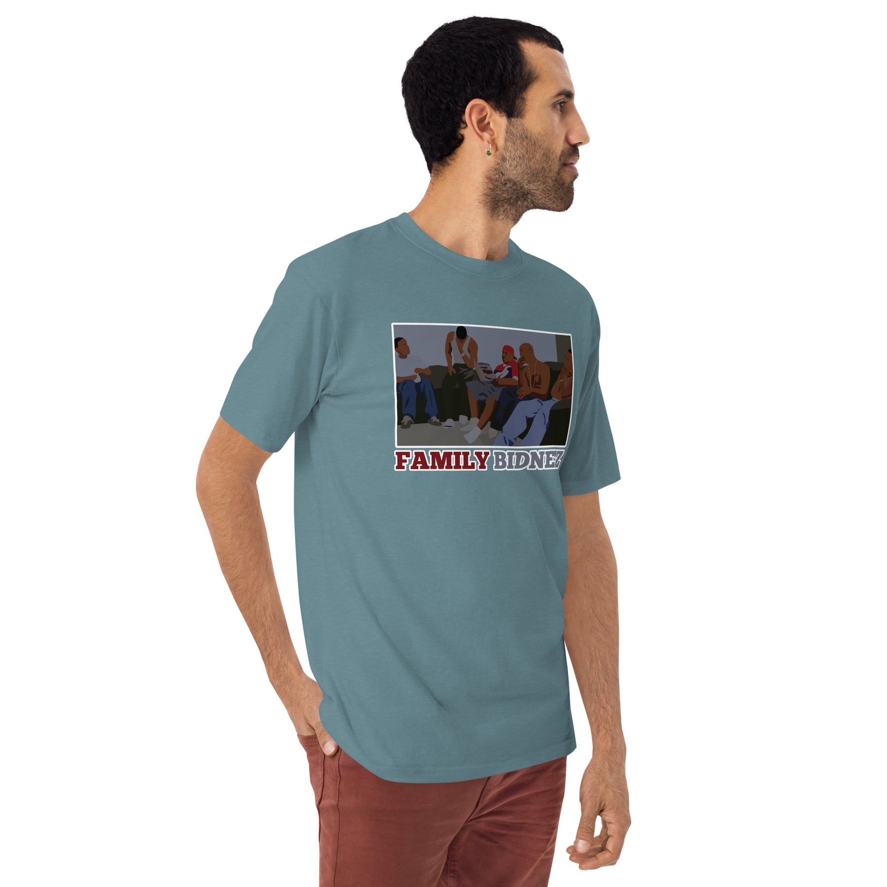 "Family Bidness" Men’s premium heavyweight tee