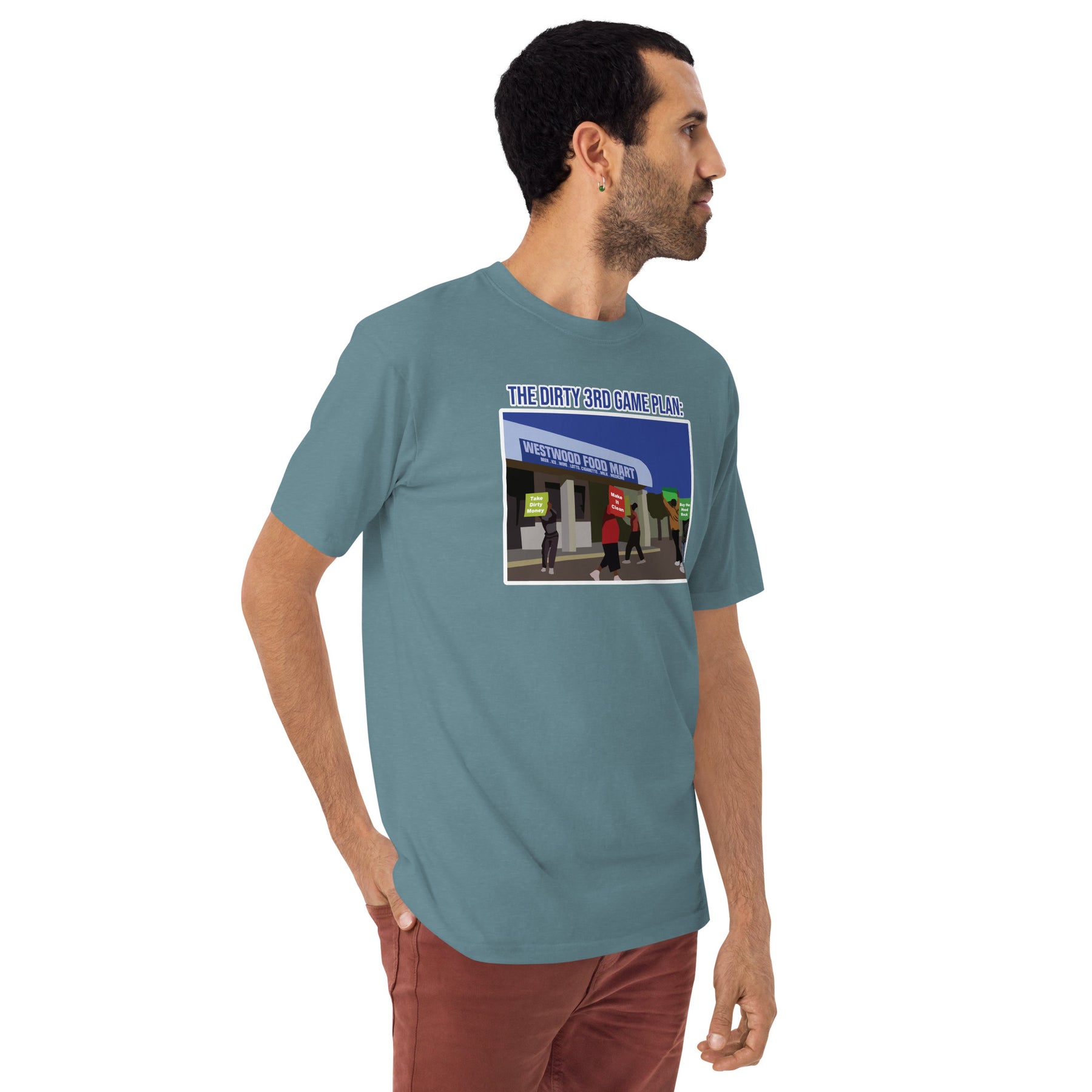 'The Gameplan' Men’s premium heavyweight tee