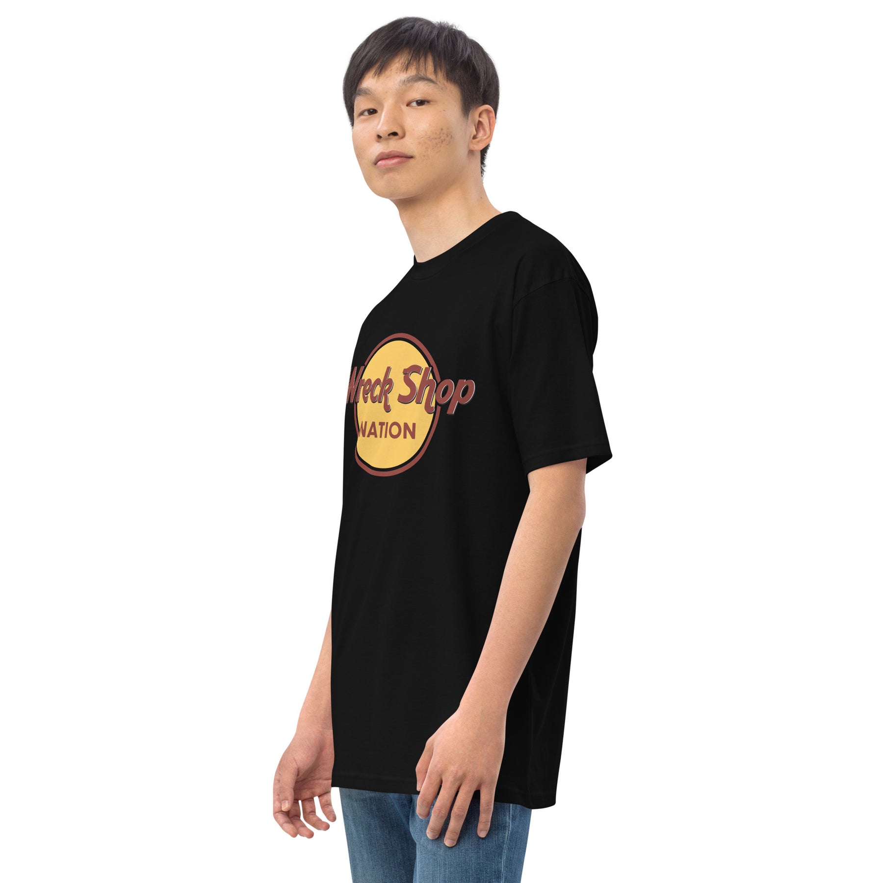 Wreckshop "Hard Rock Cafe" Men’s premium heavyweight tee