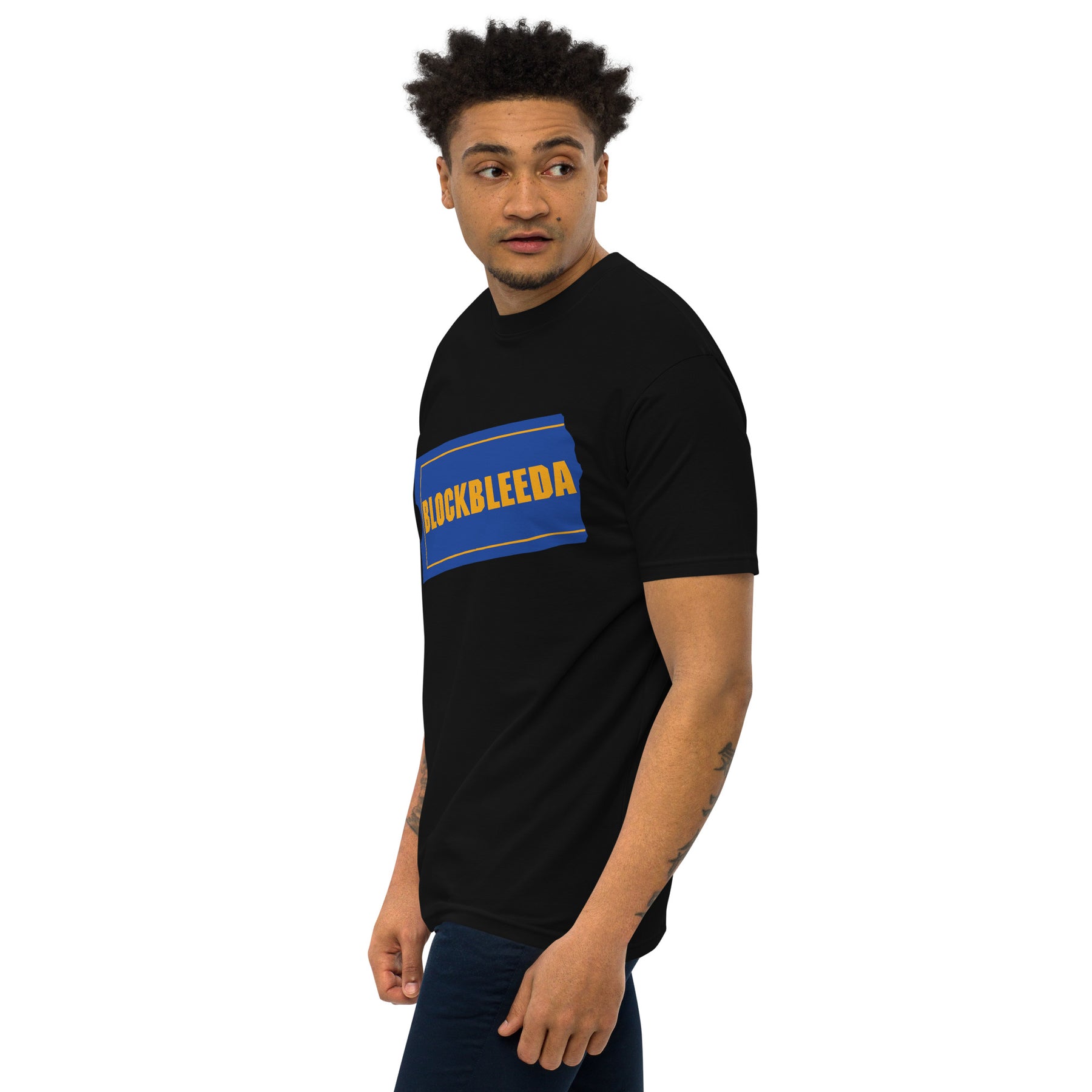 Wreckshop "Blockbuster" Parody Men’s premium heavyweight tee