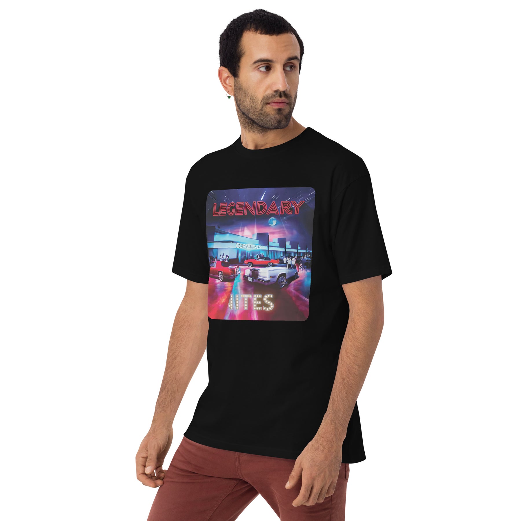 Legendary Nights Men’s premium heavyweight tee