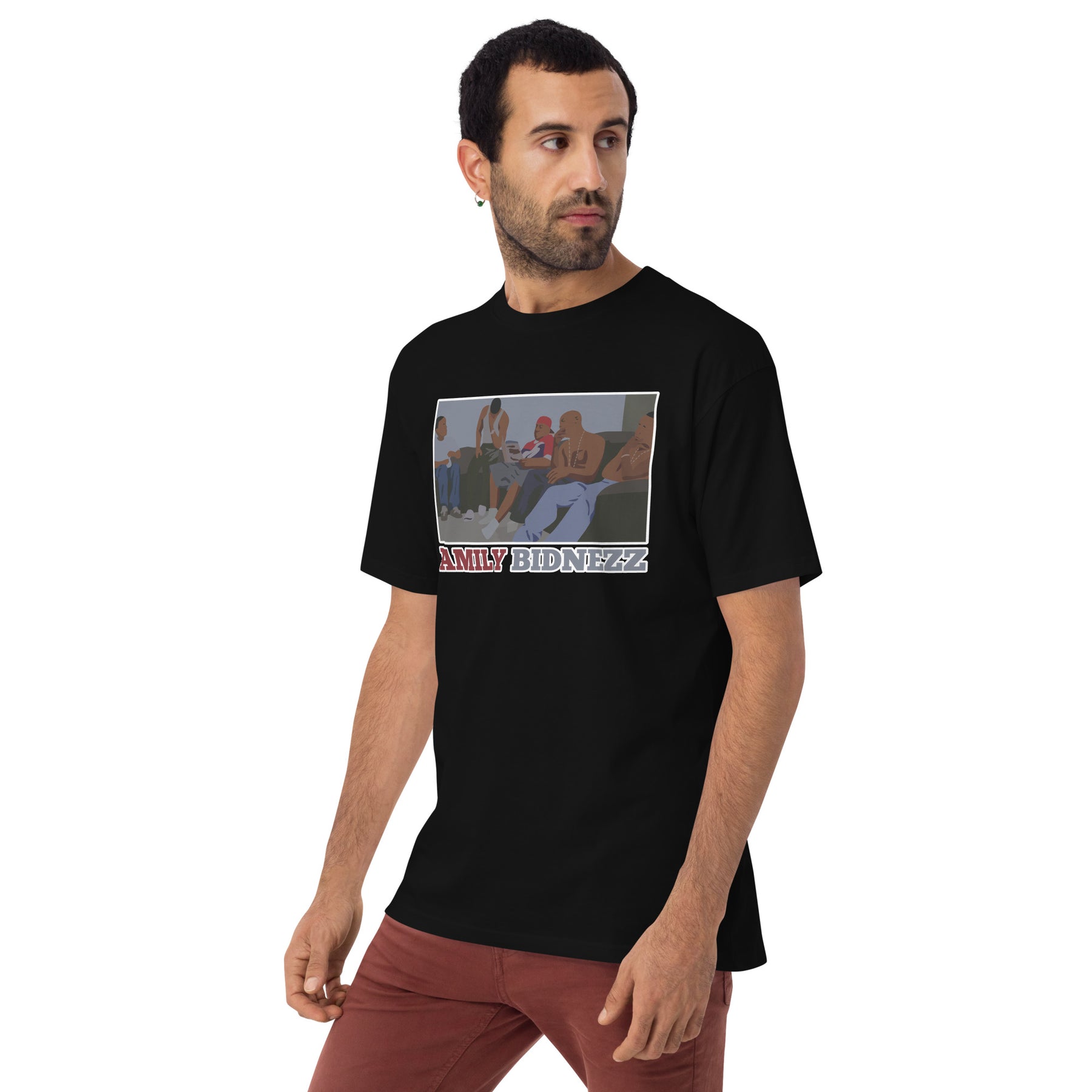 "Family Bidness" Men’s premium heavyweight tee