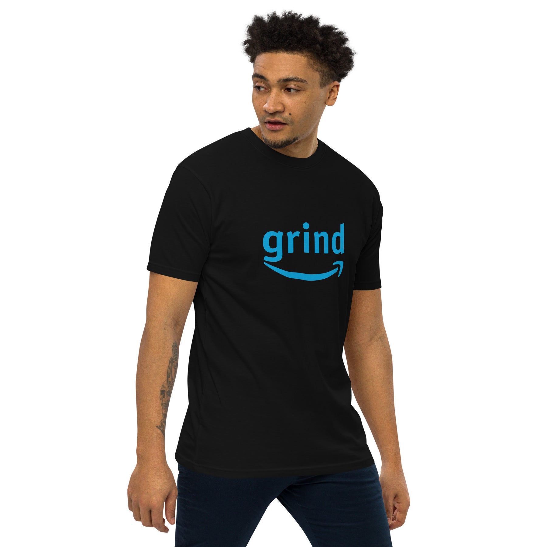 Prime "Grind" Parody Men’s premium heavyweight tee