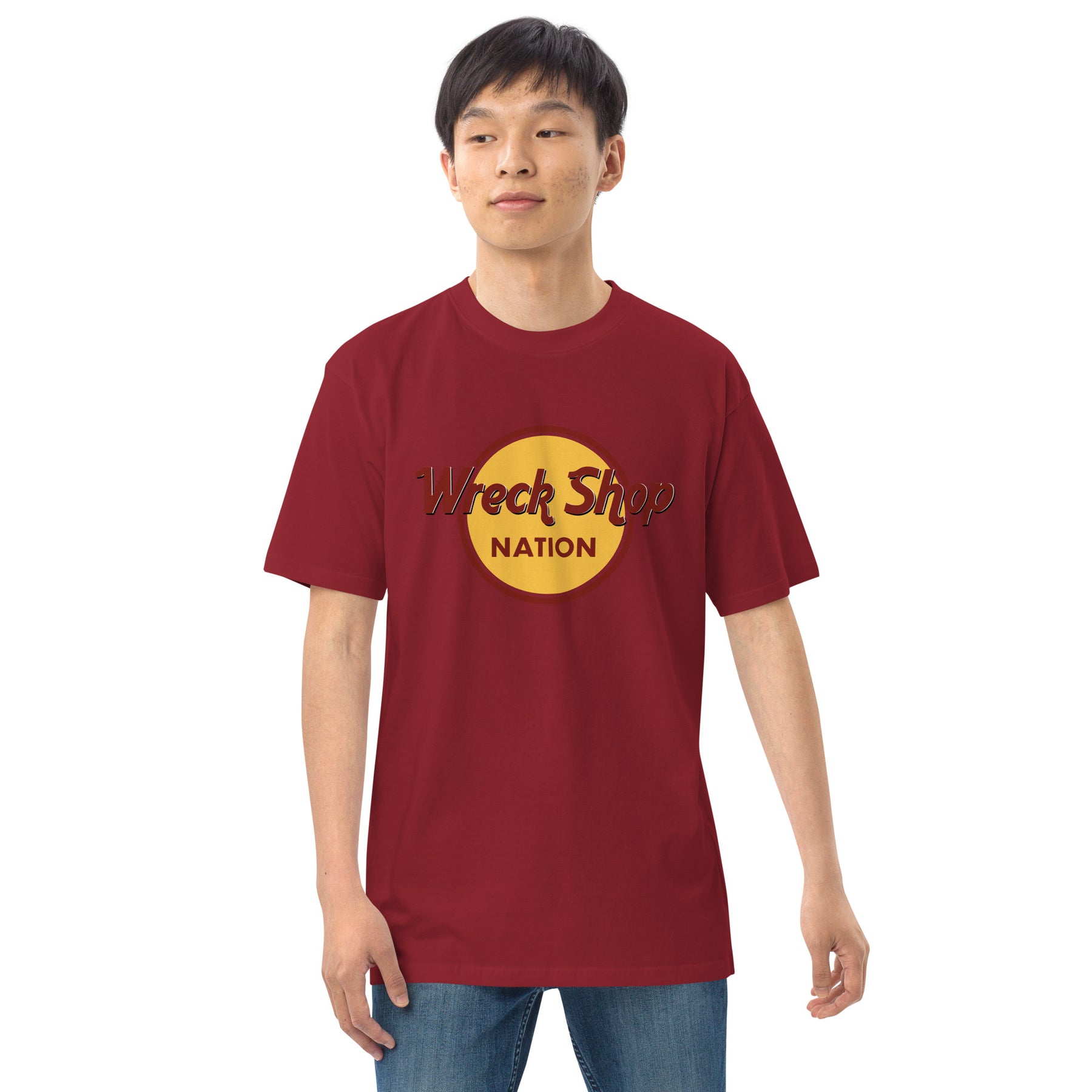 Wreckshop "Hard Rock Cafe" Men’s premium heavyweight tee
