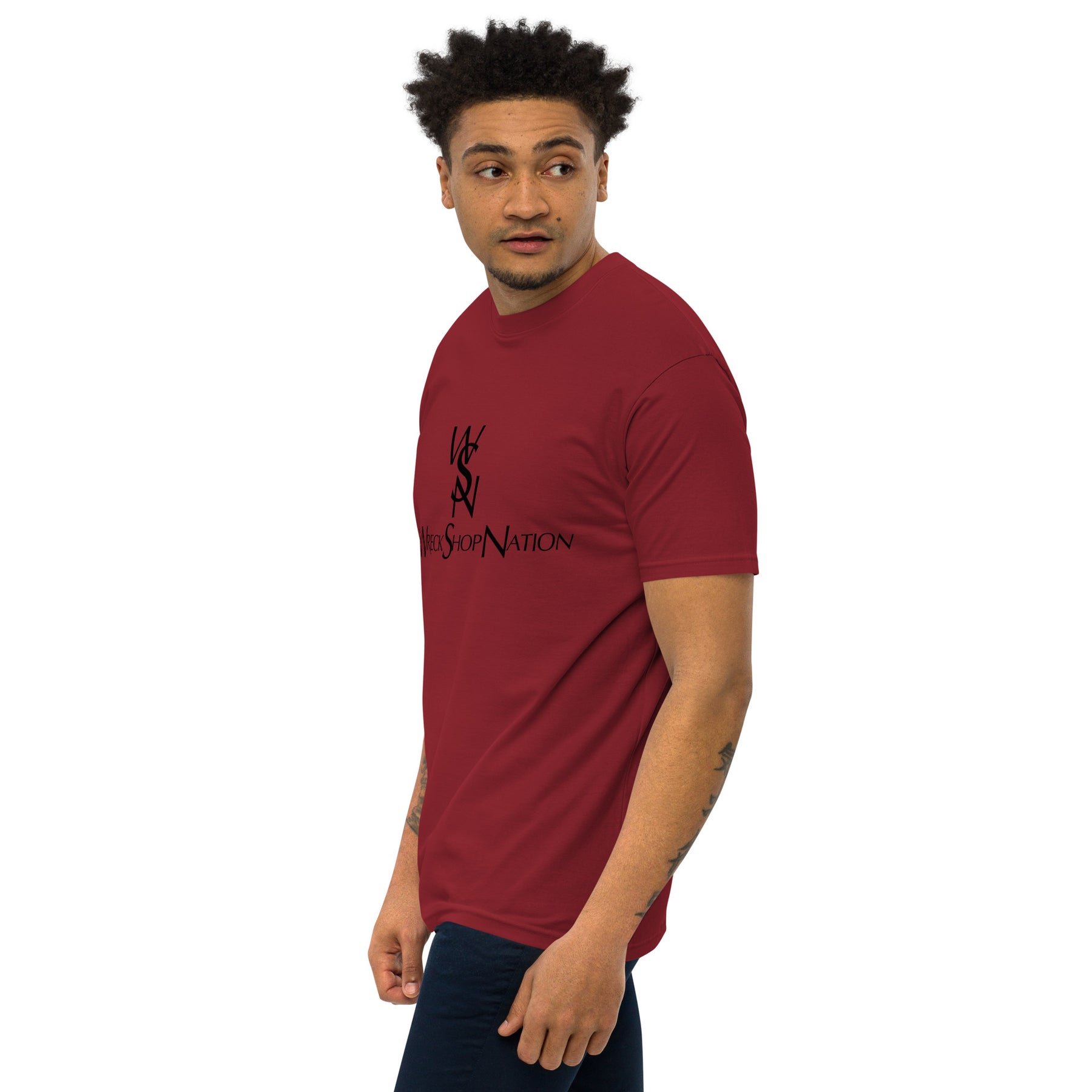 Wreckshop Nation "YSL" Parody Men’s premium heavyweight tee