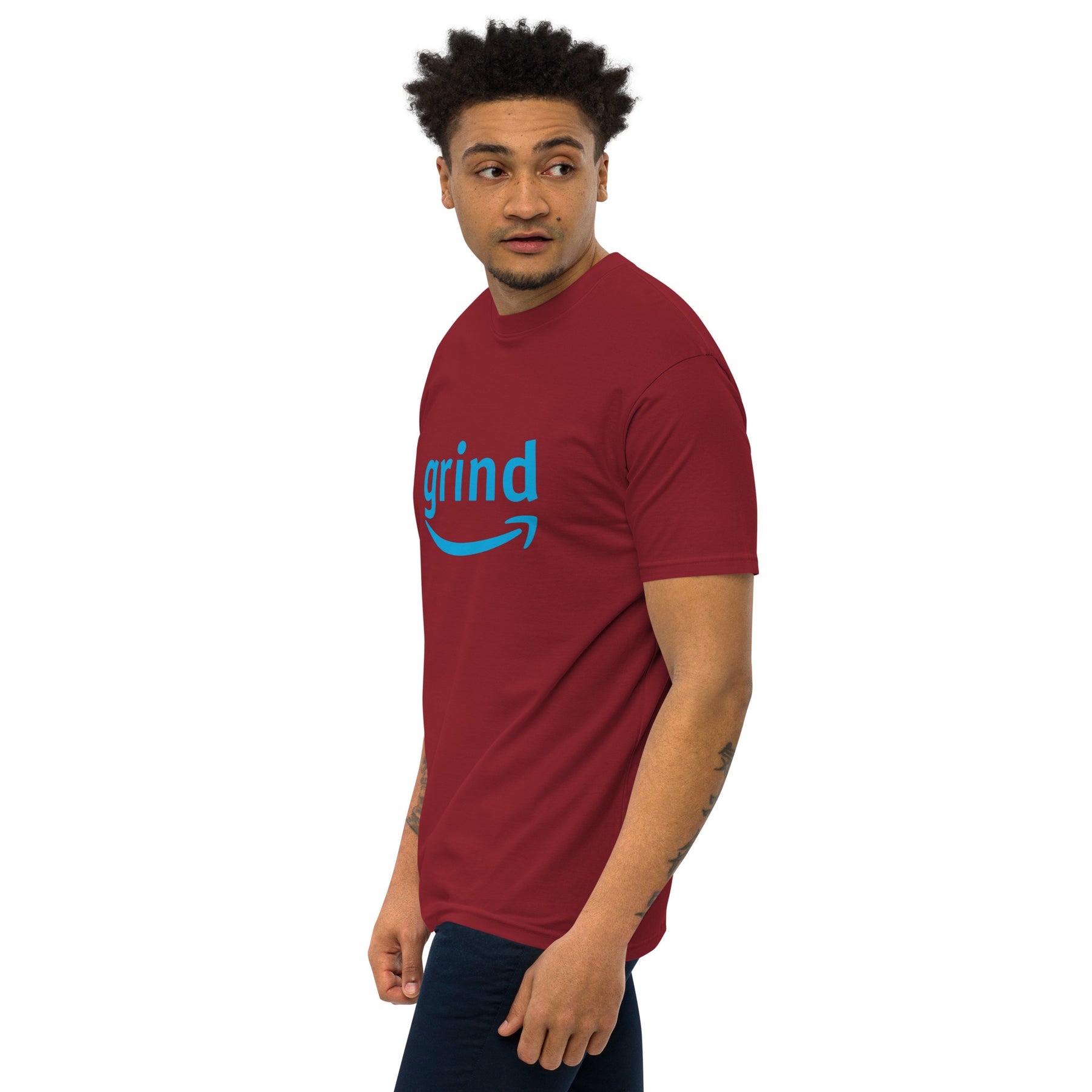 Prime "Grind" Parody Men’s premium heavyweight tee