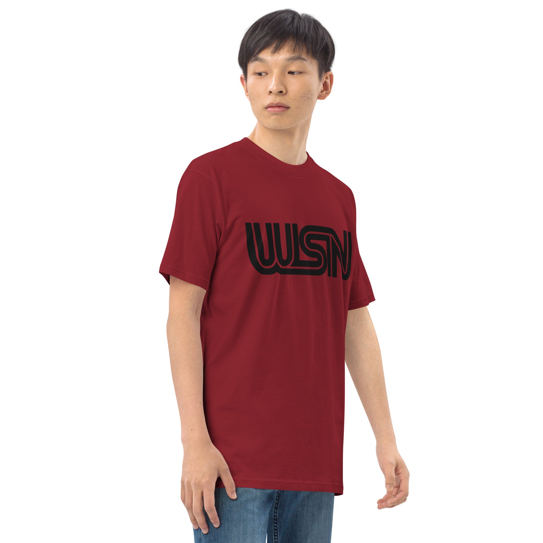 WSN "CNN" parody men’s premium heavyweight tee
