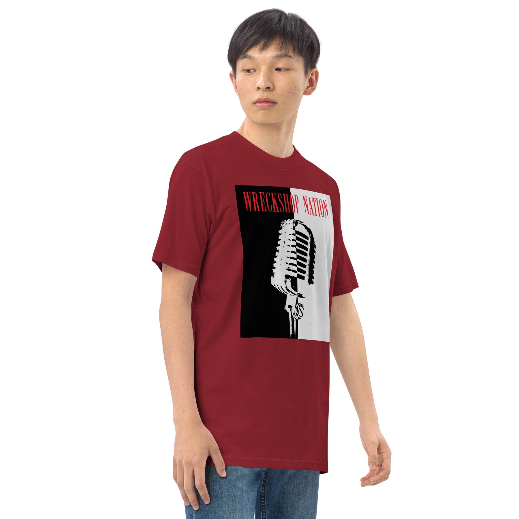 Wreckshop Nation "Scarface" Parody Men’s premium heavyweight tee
