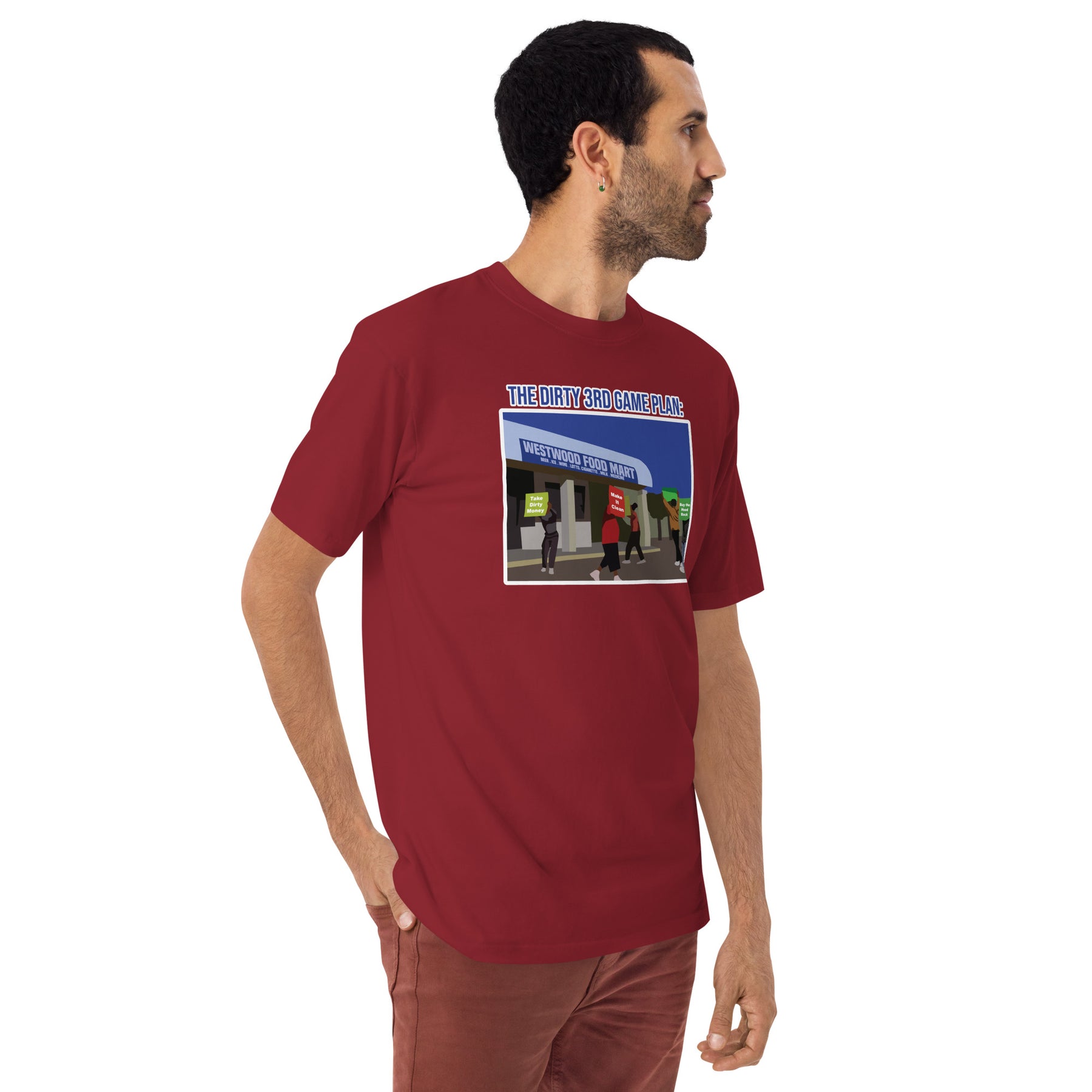 'The Gameplan' Men’s premium heavyweight tee