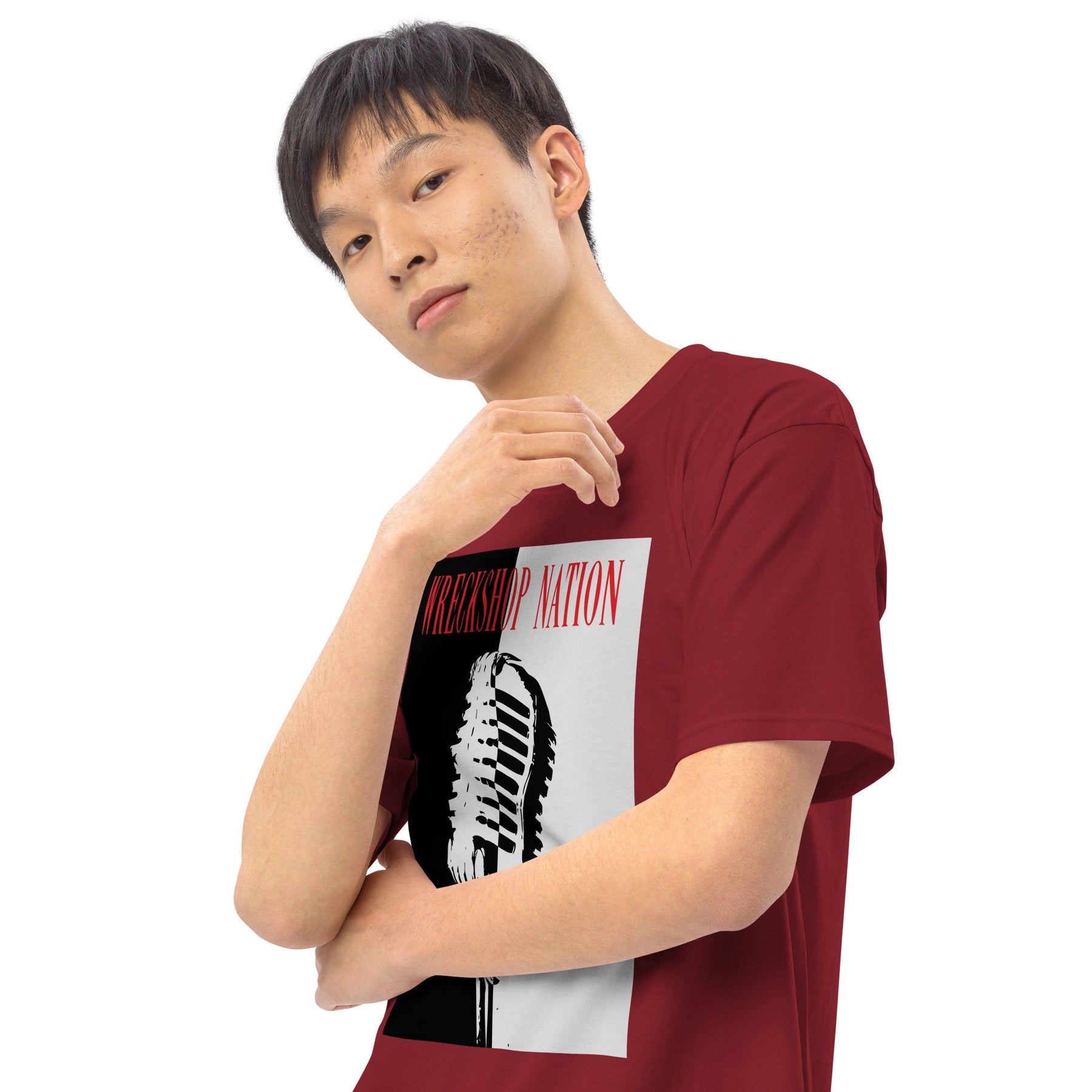 Wreckshop Nation "Scarface" Parody Men’s premium heavyweight tee