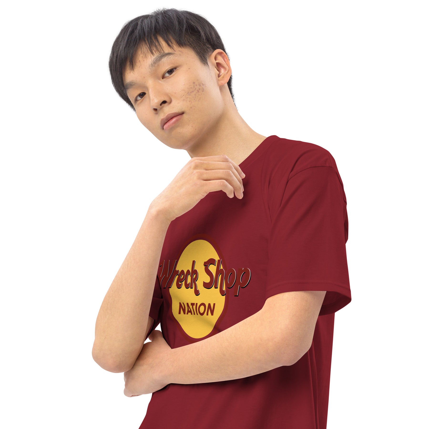 Wreckshop "Hard Rock Cafe" Men’s premium heavyweight tee