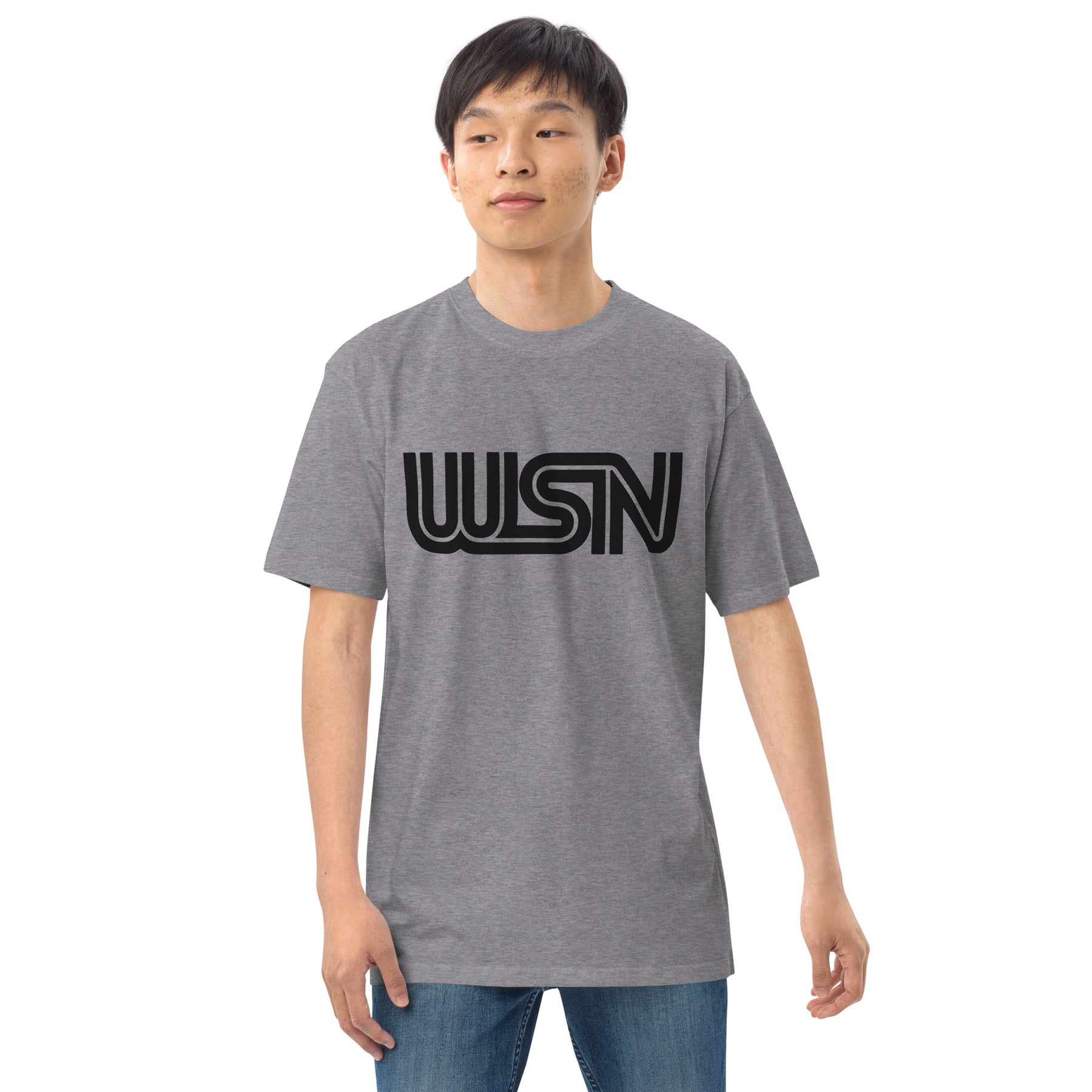 WSN "CNN" parody men’s premium heavyweight tee