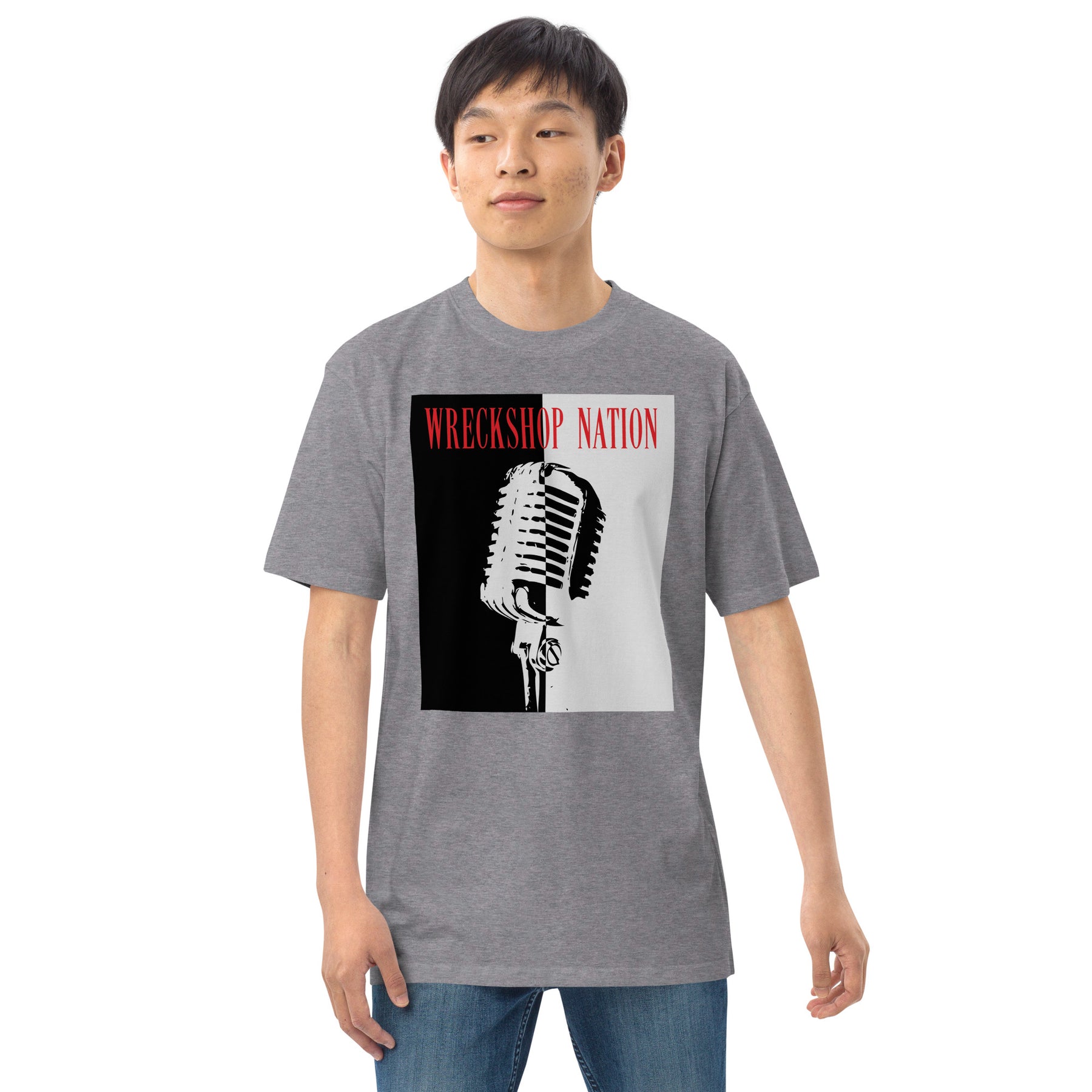 Wreckshop Nation "Scarface" Parody Men’s premium heavyweight tee