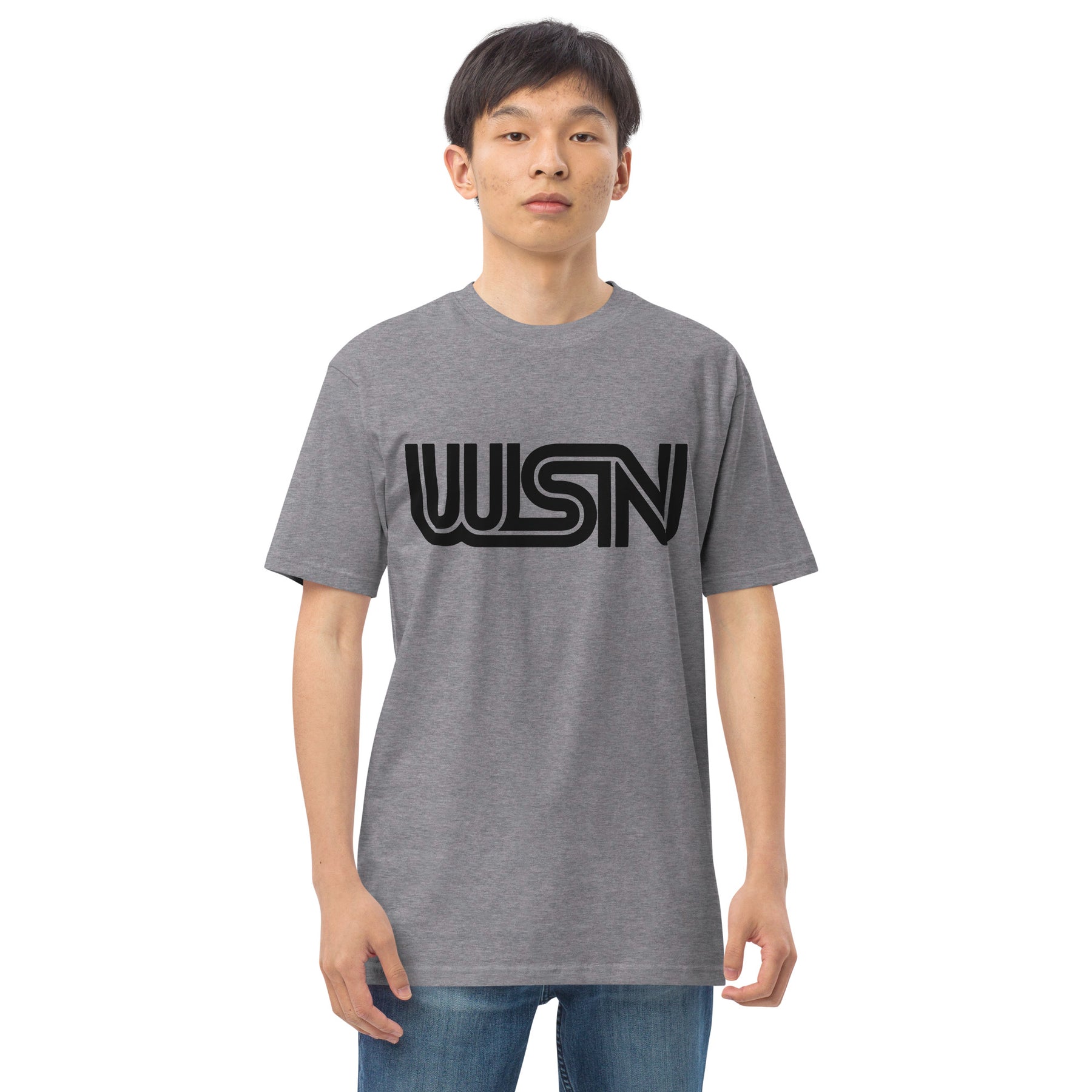 WSN "CNN" parody men’s premium heavyweight tee