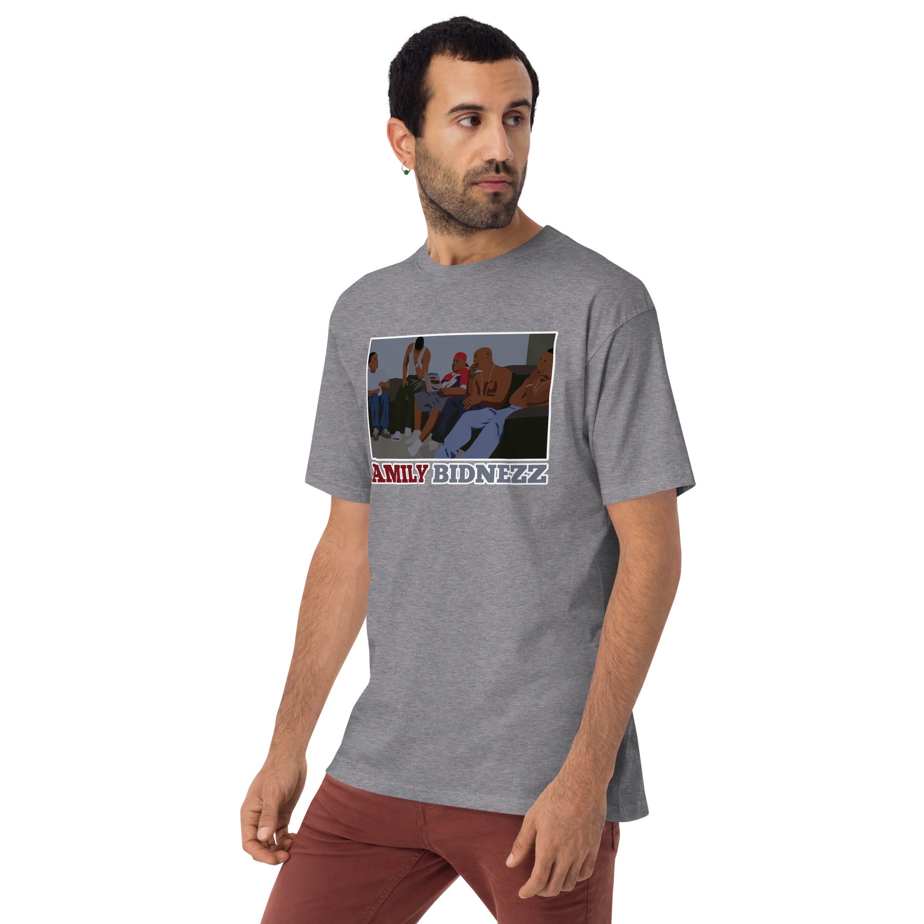 "Family Bidness" Men’s premium heavyweight tee