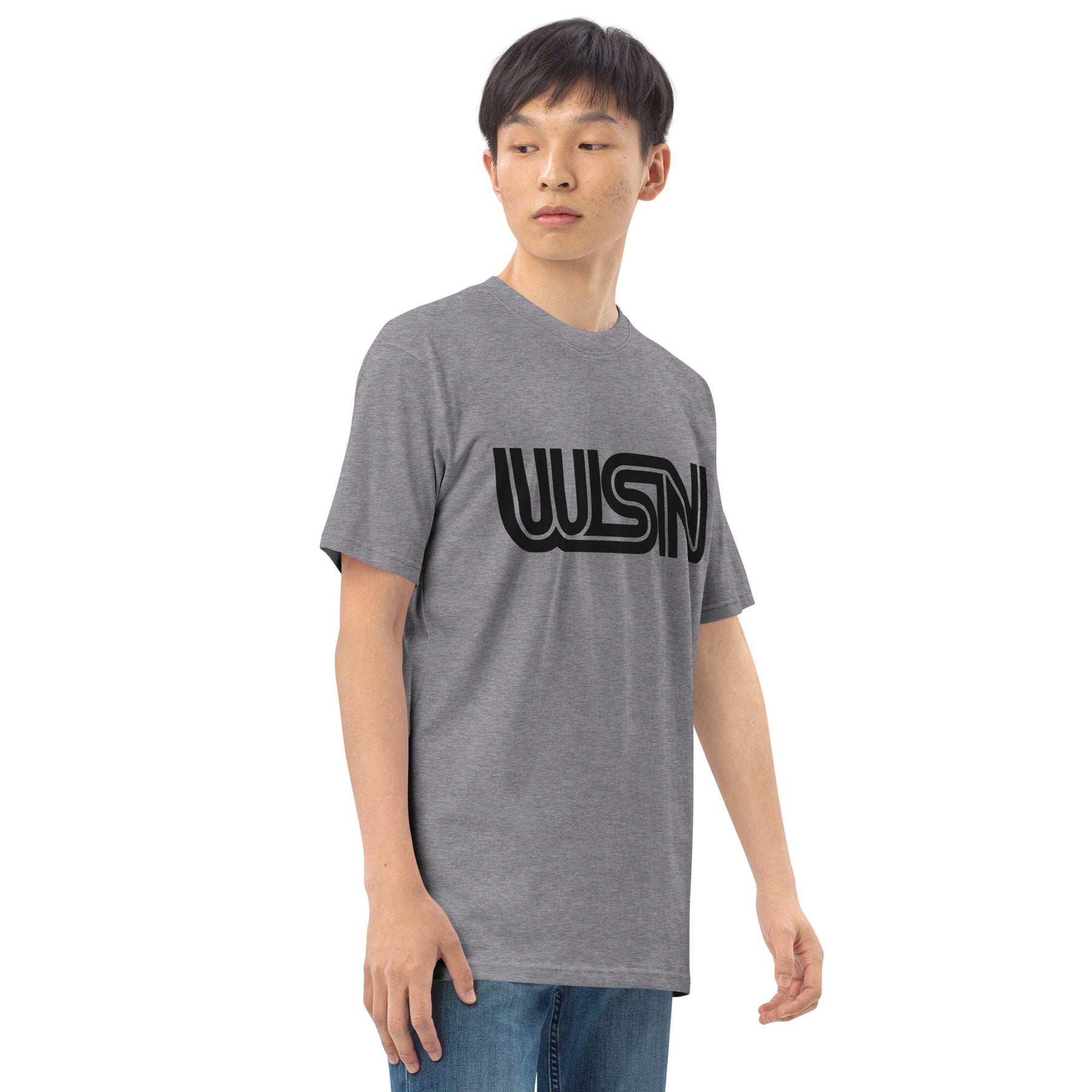 WSN "CNN" parody men’s premium heavyweight tee