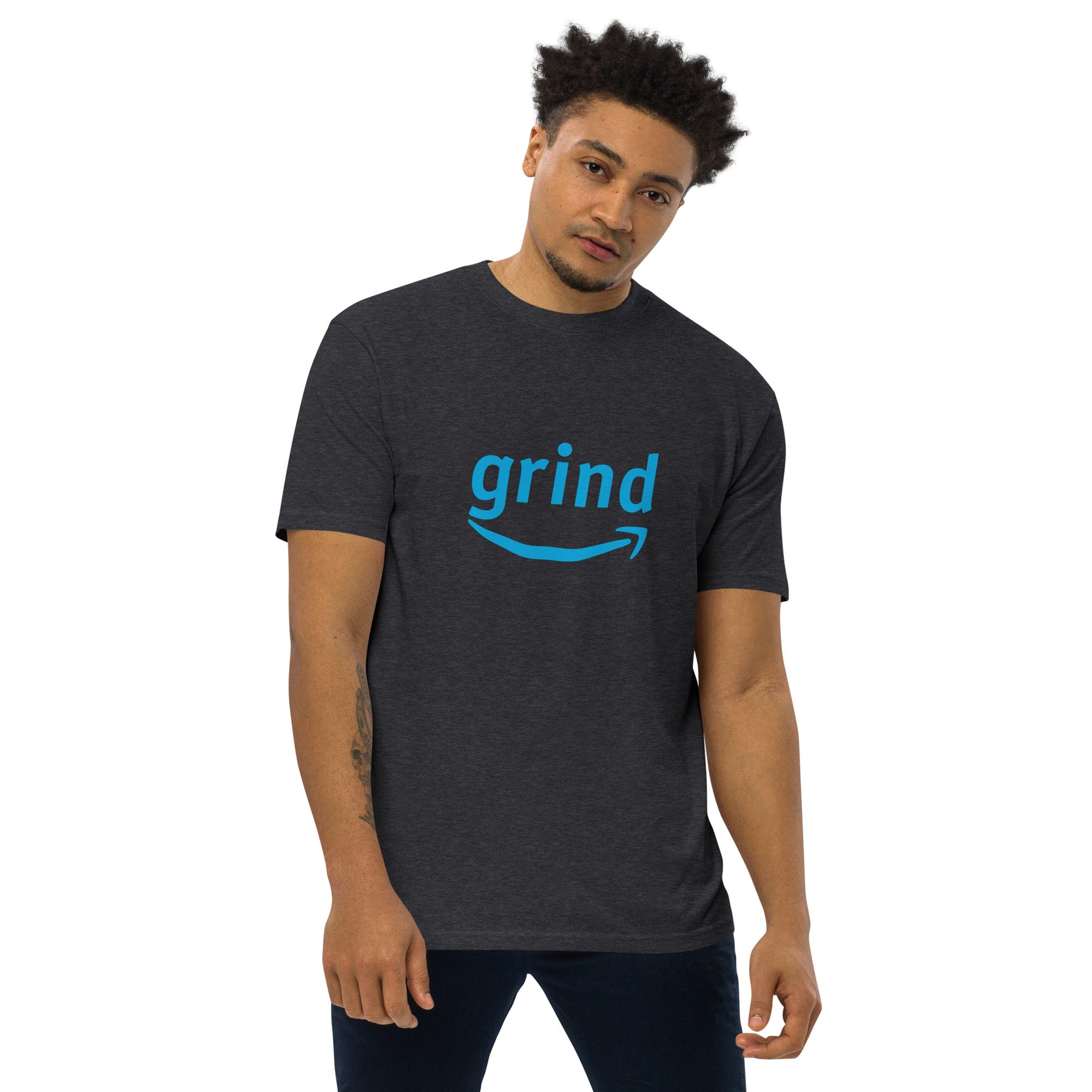 Prime "Grind" Parody Men’s premium heavyweight tee