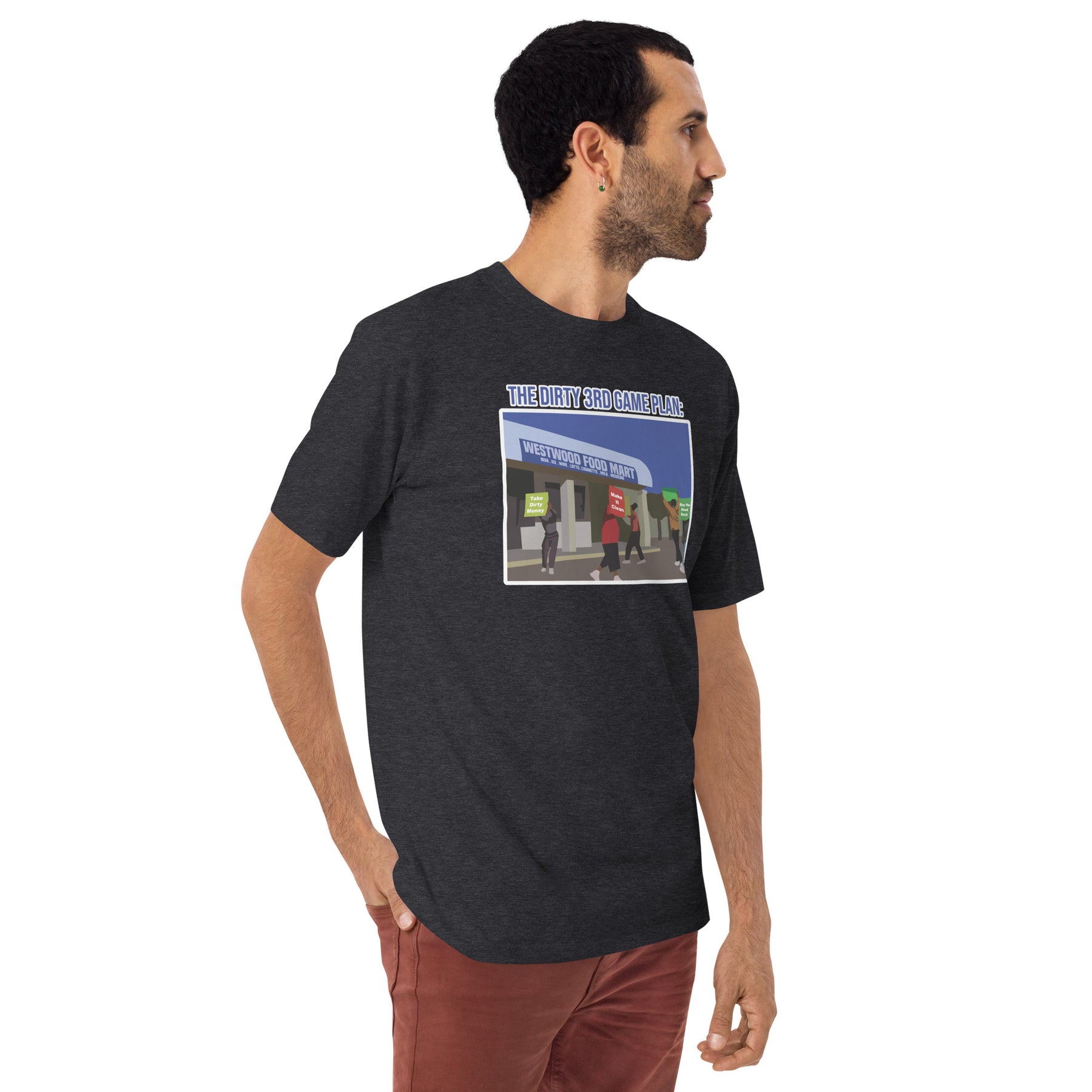 'The Gameplan' Men’s premium heavyweight tee