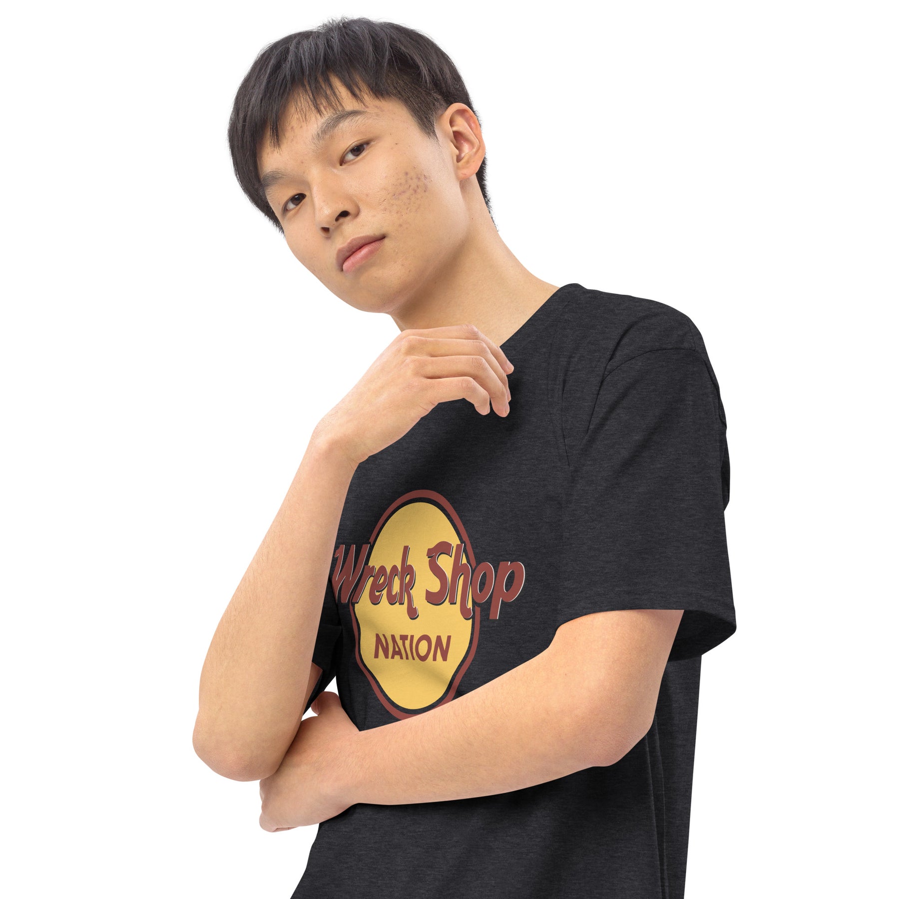 Wreckshop "Hard Rock Cafe" Men’s premium heavyweight tee