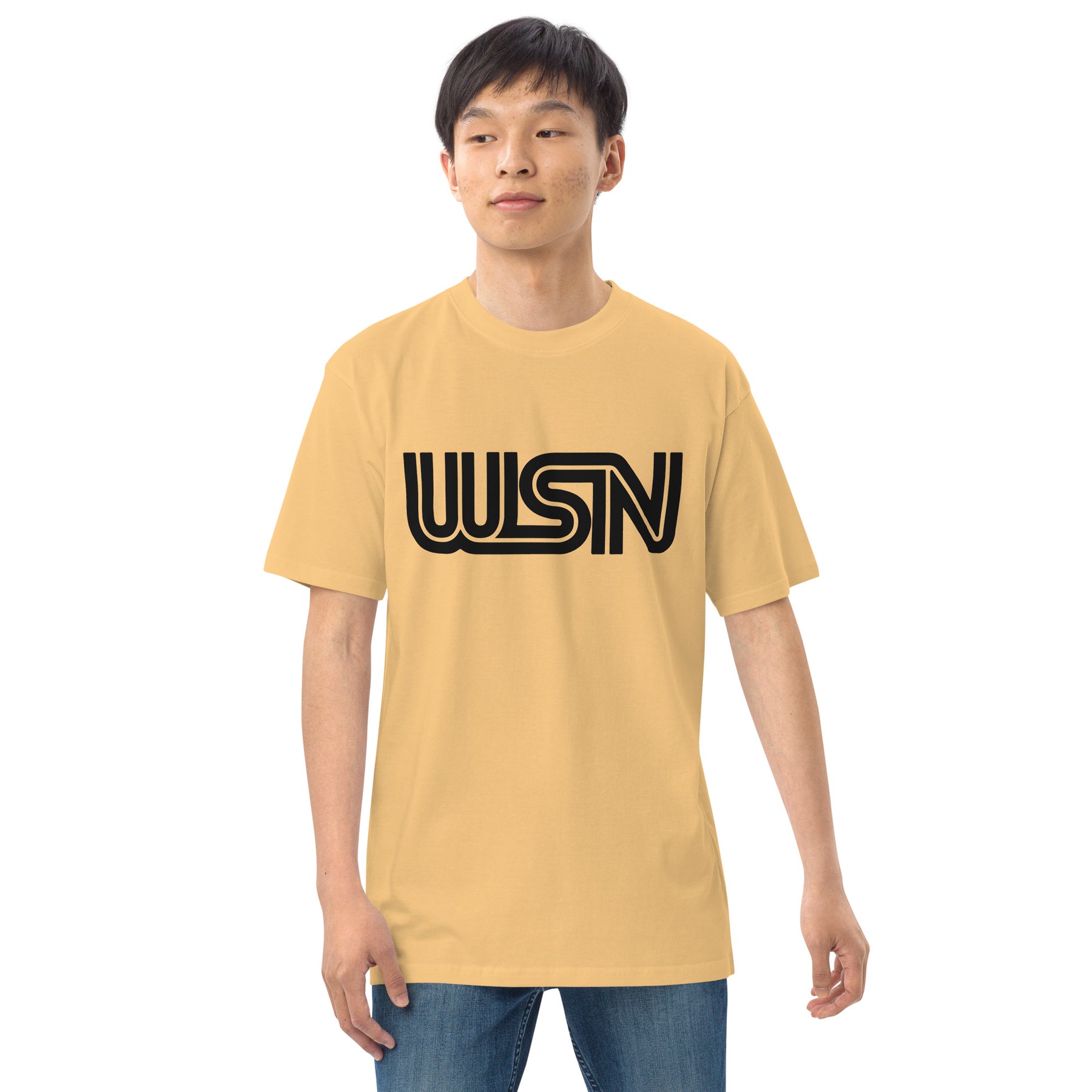 WSN "CNN" parody men’s premium heavyweight tee