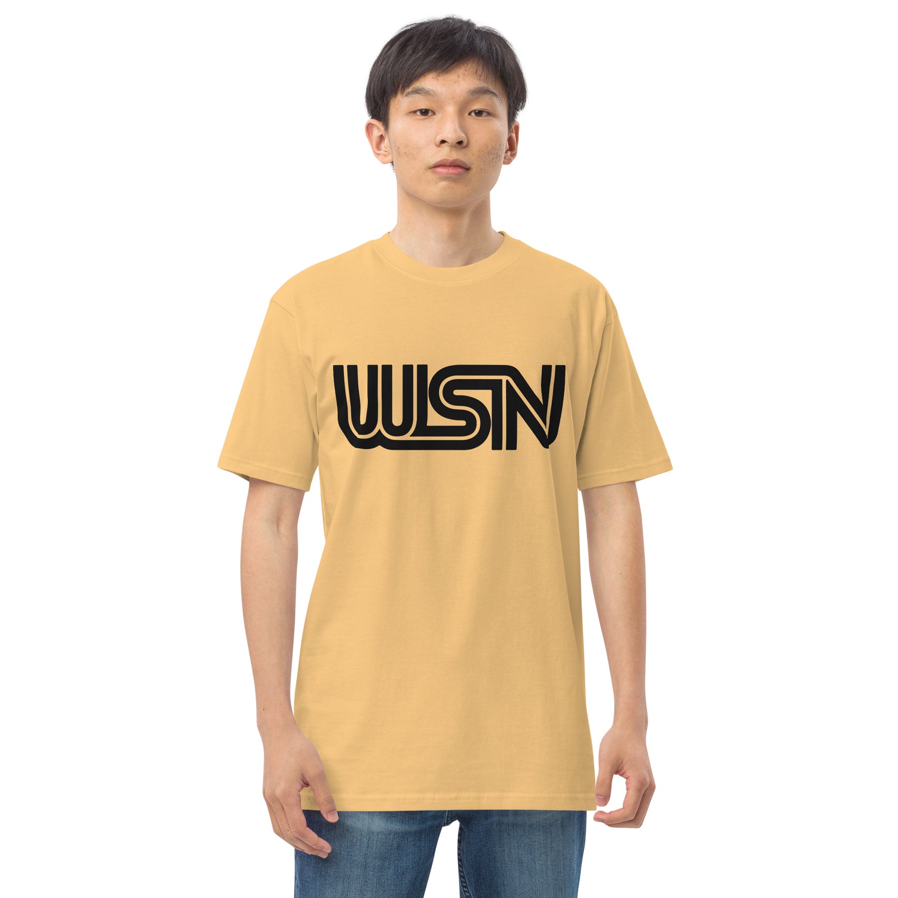 WSN "CNN" parody men’s premium heavyweight tee