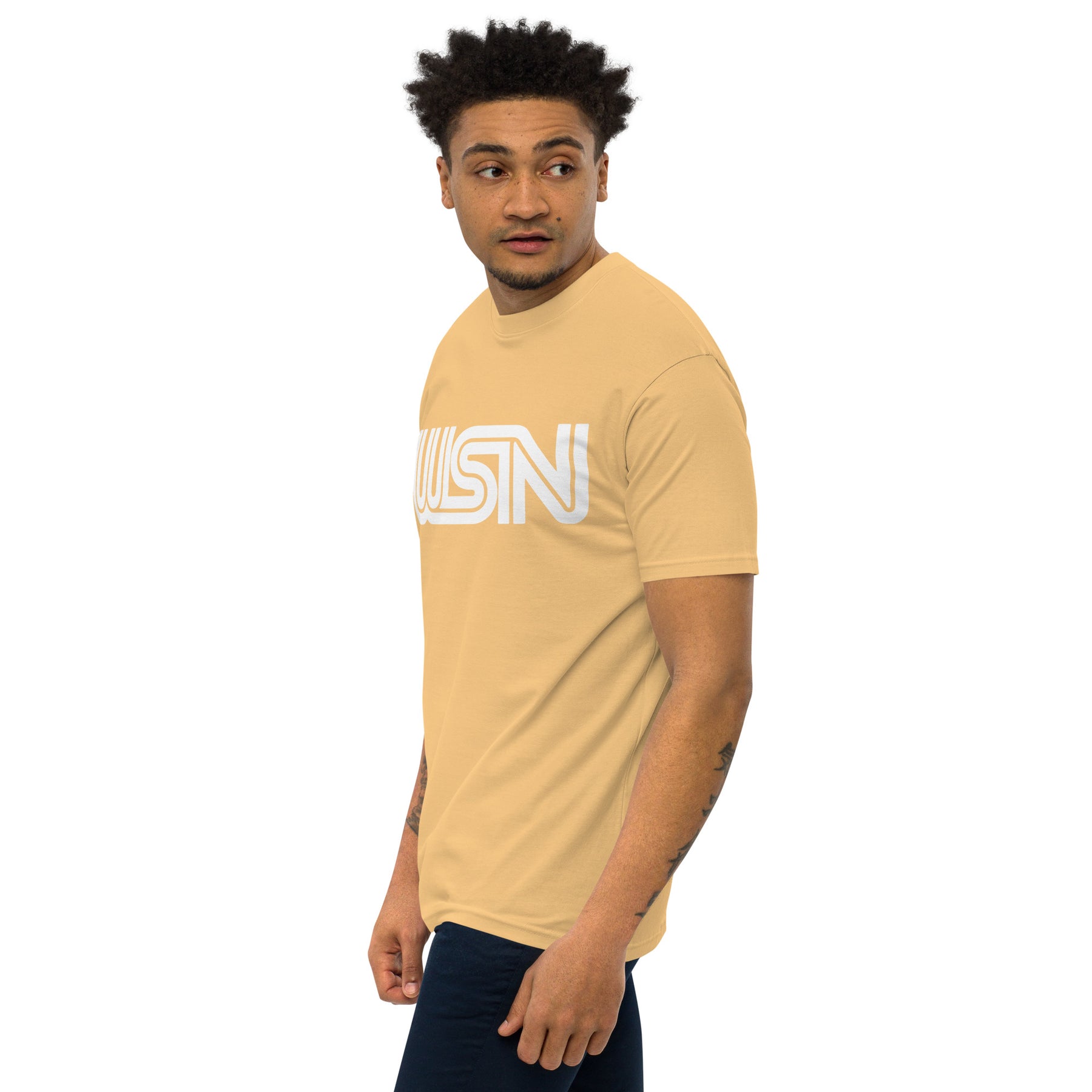 WSN "CNN" parody men’s premium heavyweight tee
