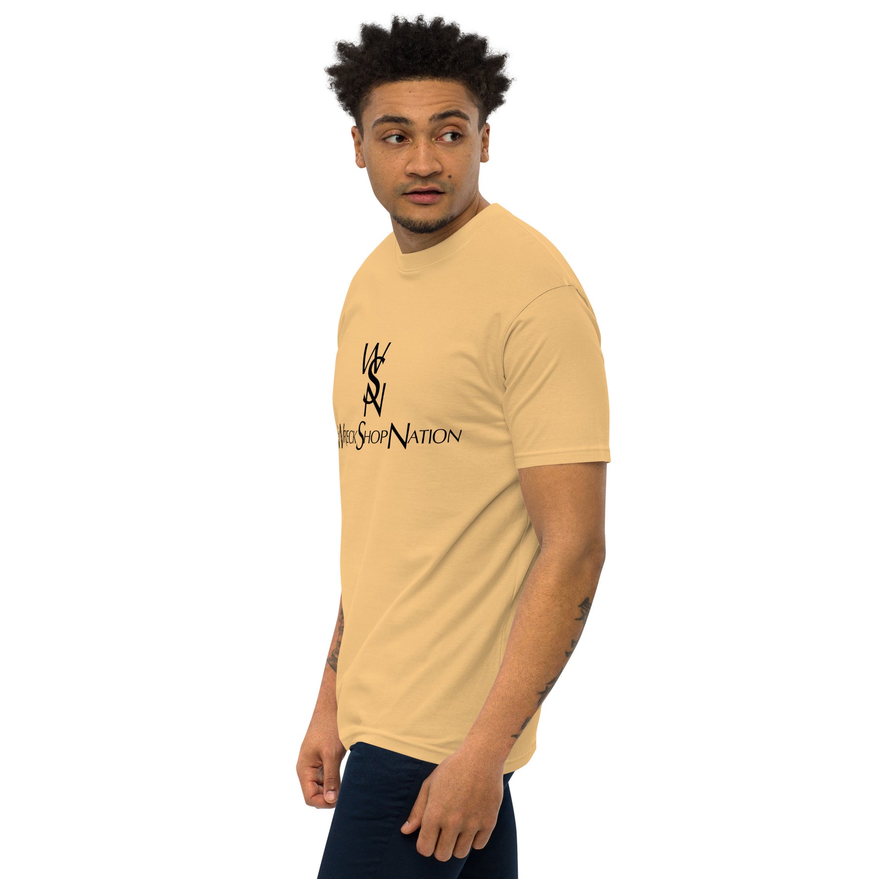 Wreckshop Nation "YSL" Parody Men’s premium heavyweight tee