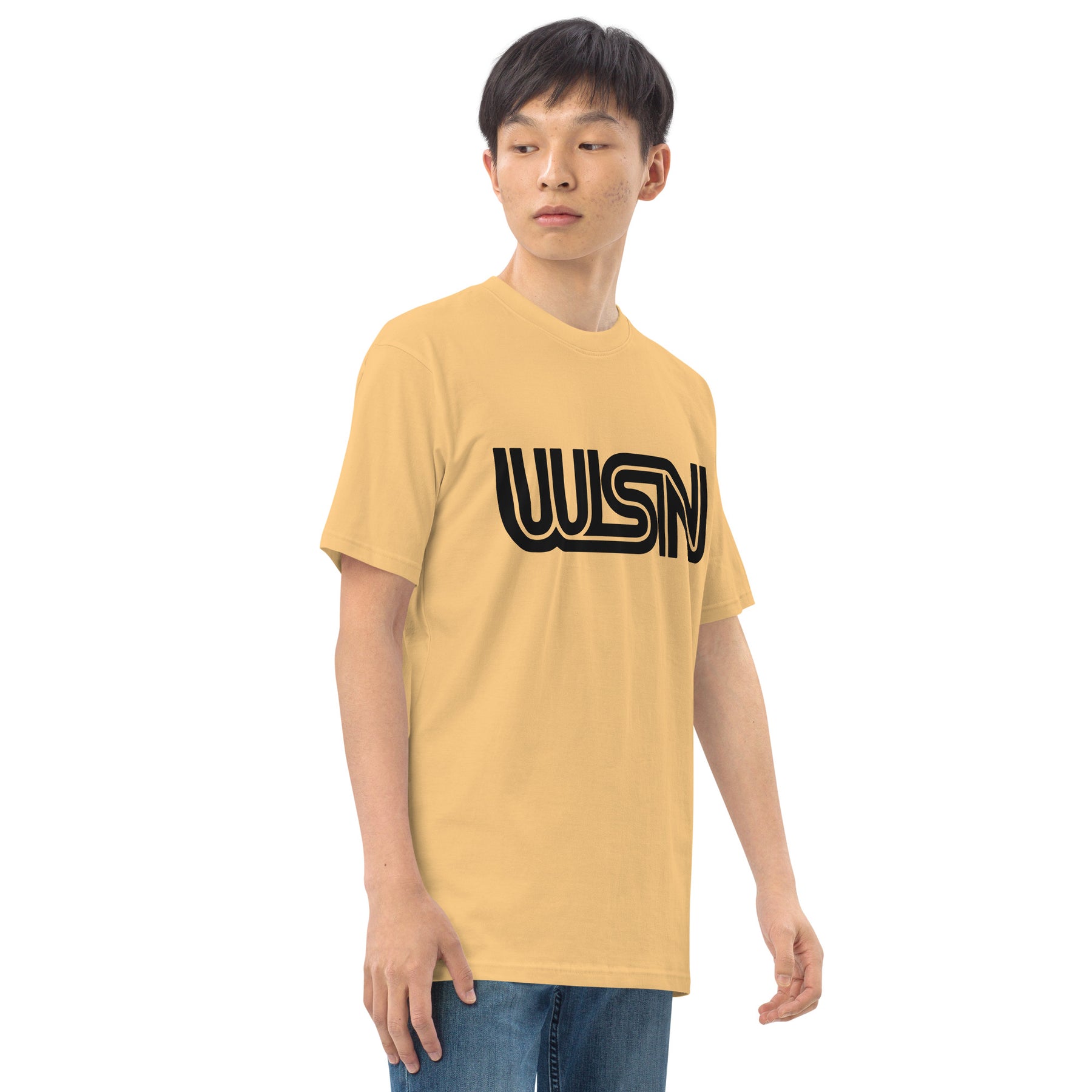 WSN "CNN" parody men’s premium heavyweight tee