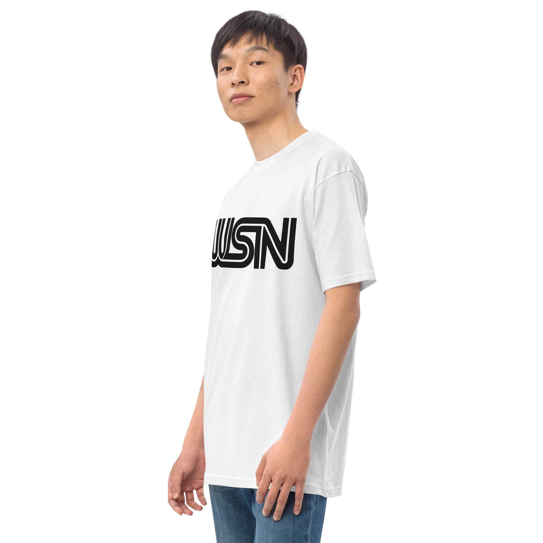 WSN "CNN" parody men’s premium heavyweight tee