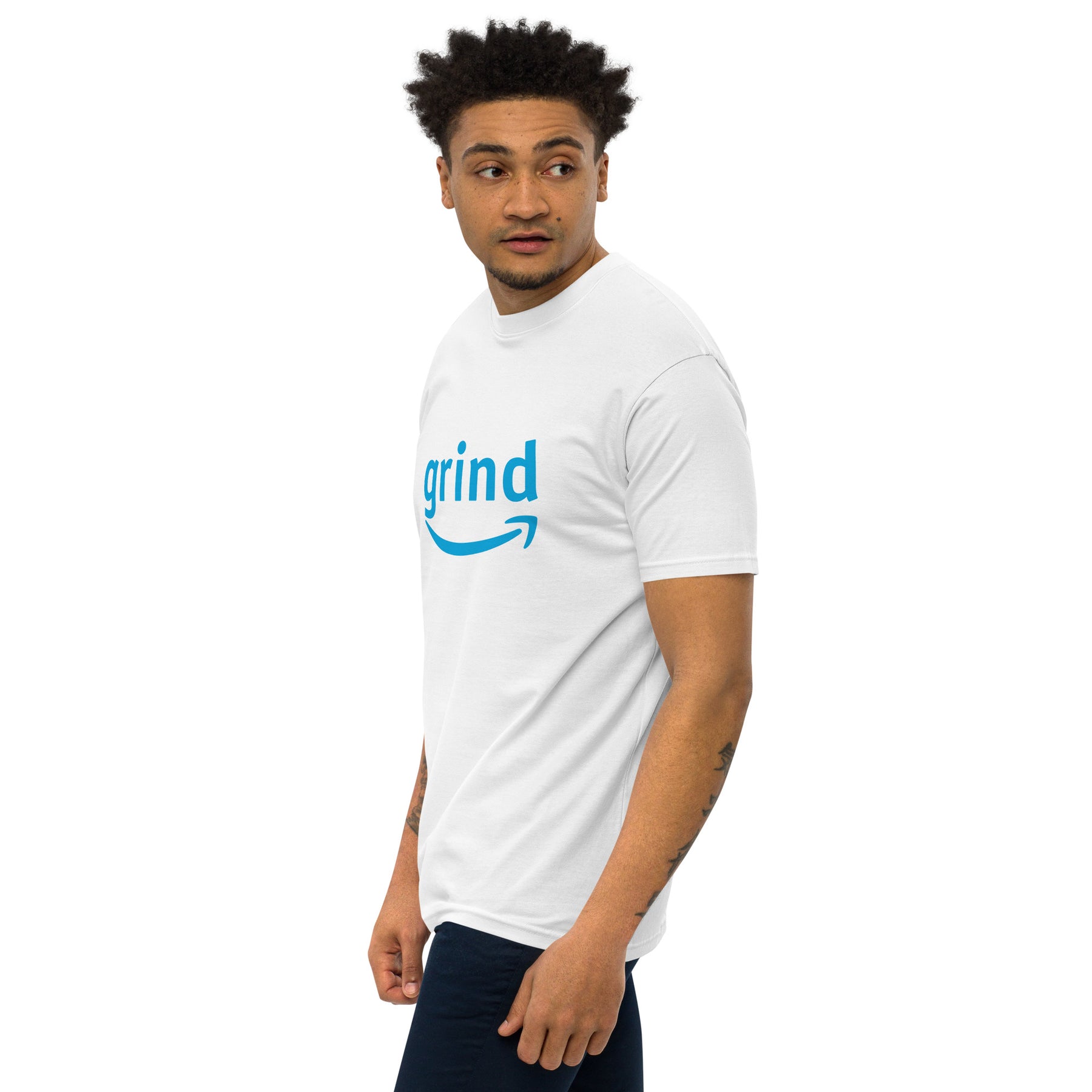 Prime "Grind" Parody Men’s premium heavyweight tee