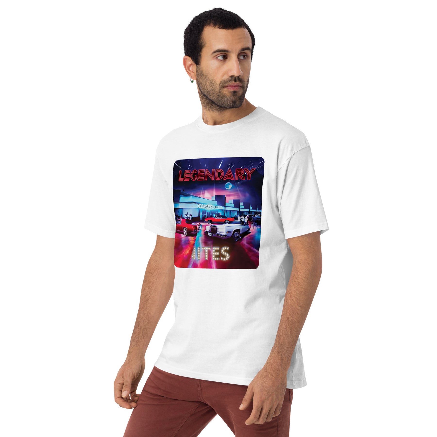 Legendary Nights Men’s premium heavyweight tee