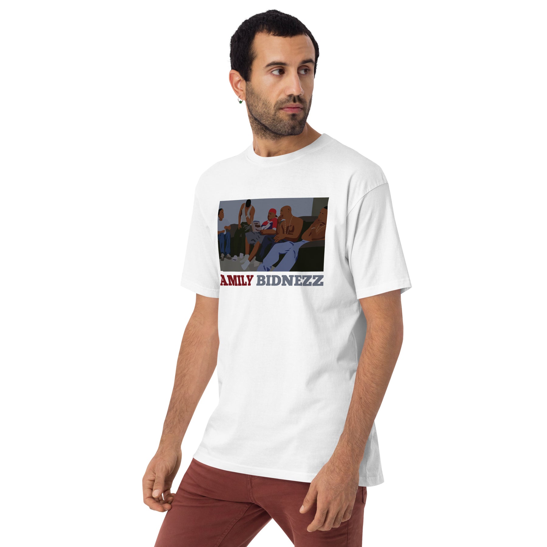 "Family Bidness" Men’s premium heavyweight tee