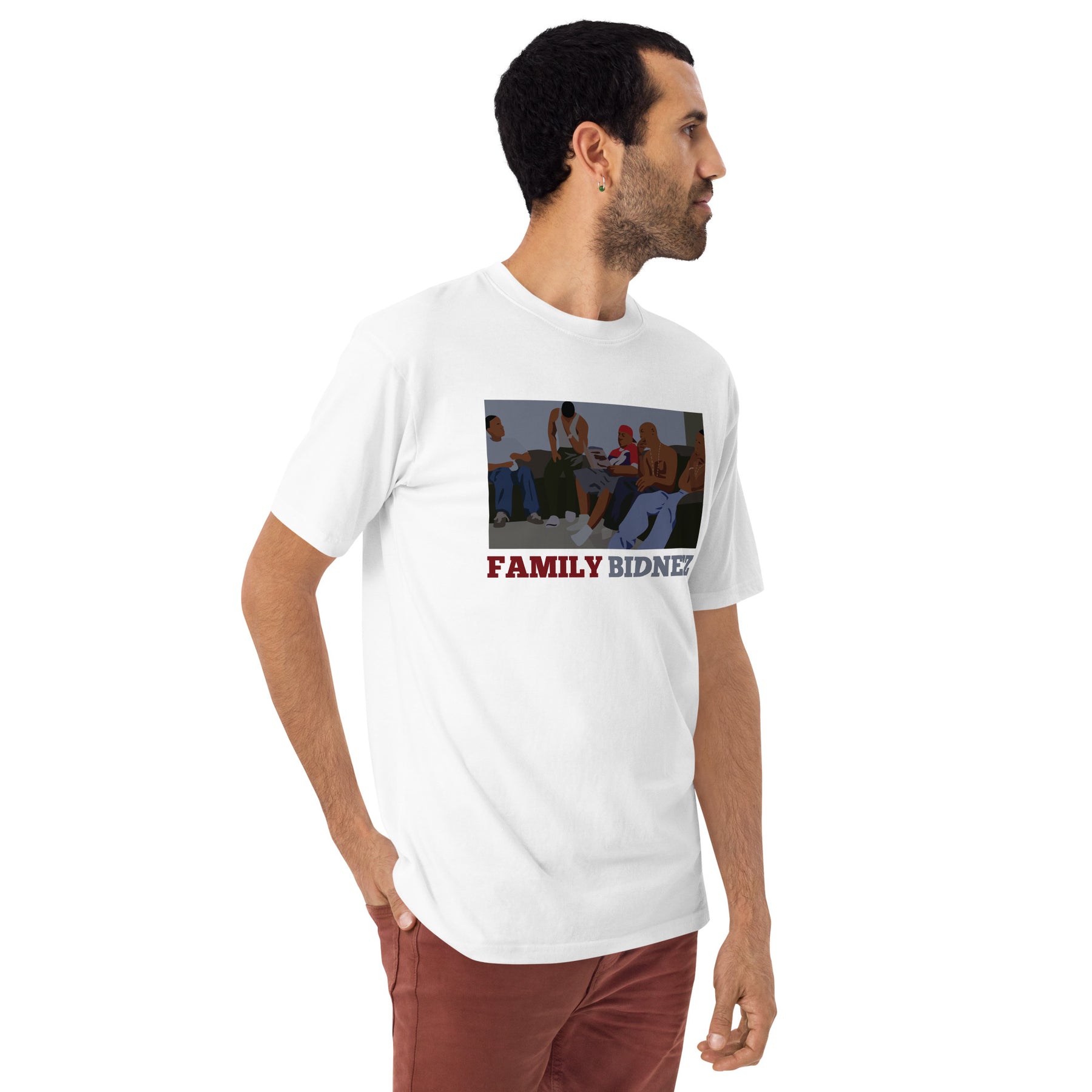 "Family Bidness" Men’s premium heavyweight tee