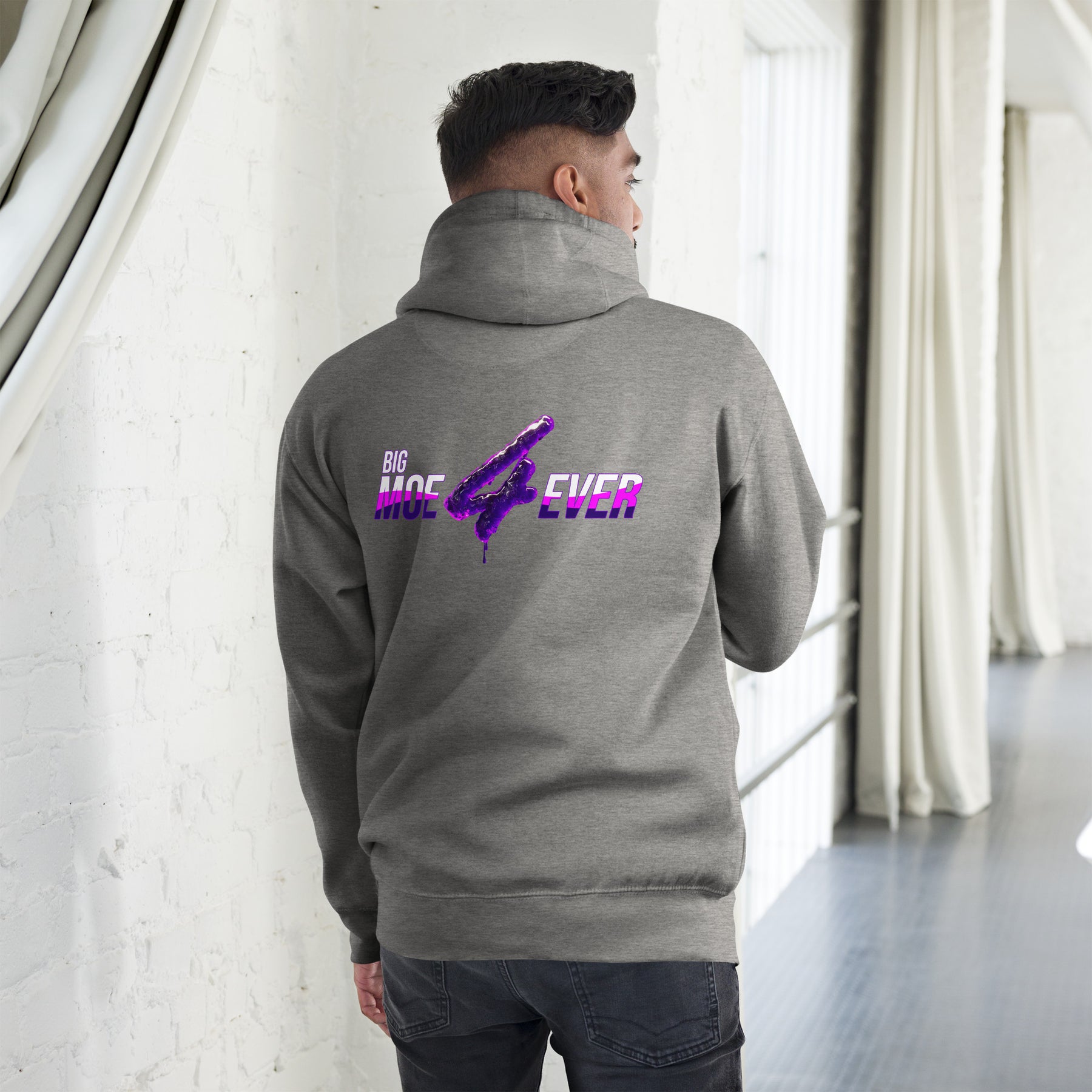 Big Moe 4 Eva Front and Back Print Premium Hoodie