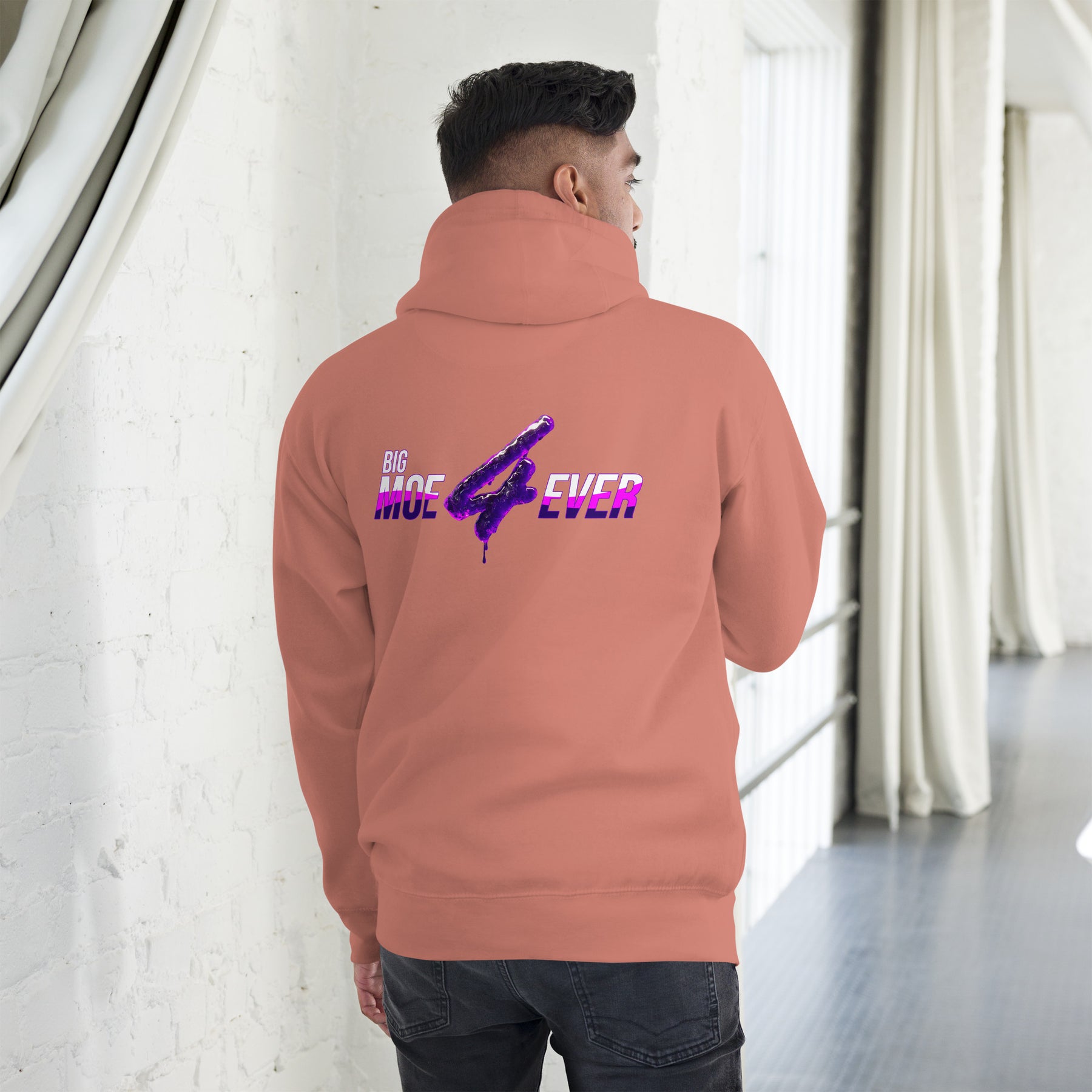 Big Moe 4 Eva Front and Back Print Premium Hoodie