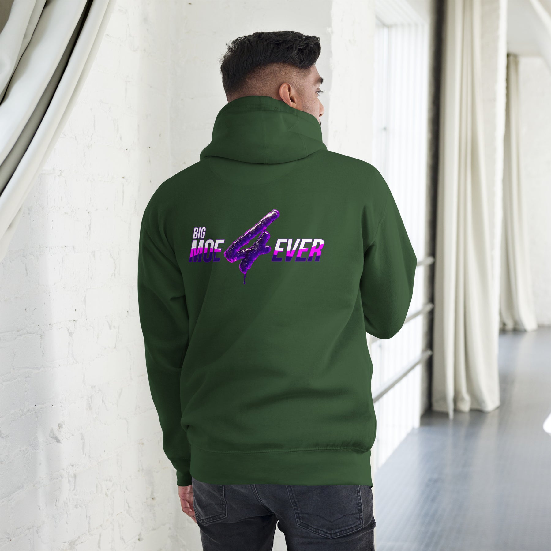 Big Moe 4 Eva Front and Back Print Premium Hoodie