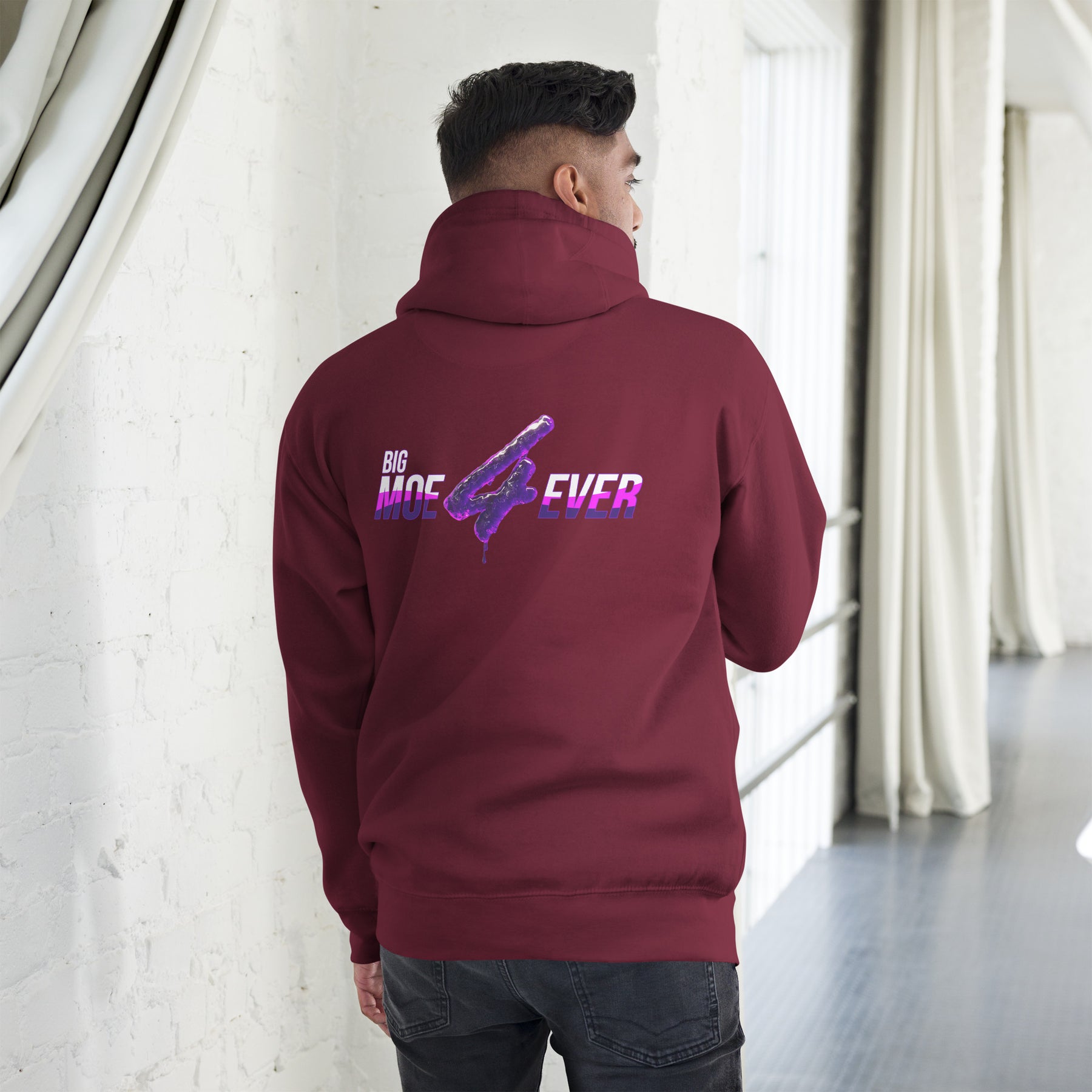 Big Moe 4 Eva Front and Back Print Premium Hoodie