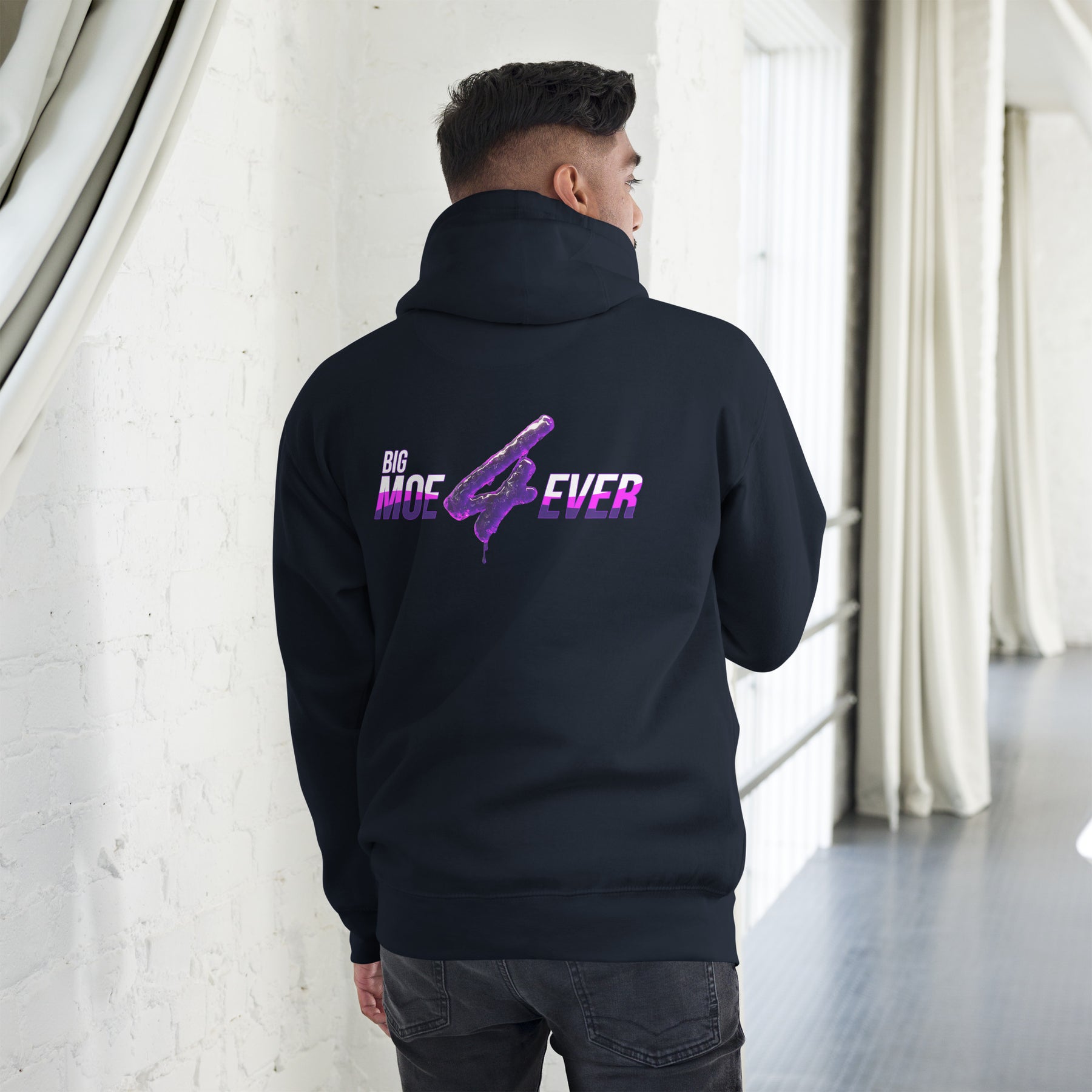 Big Moe 4 Eva Front and Back Print Premium Hoodie