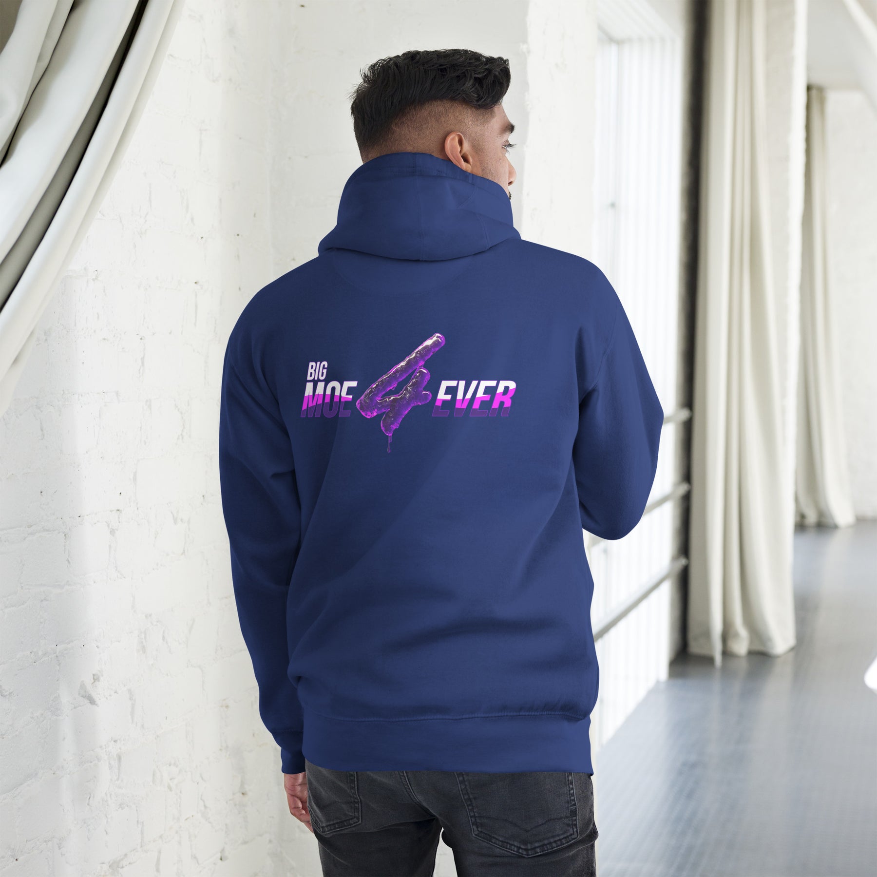 Big Moe 4 Eva Front and Back Print Premium Hoodie