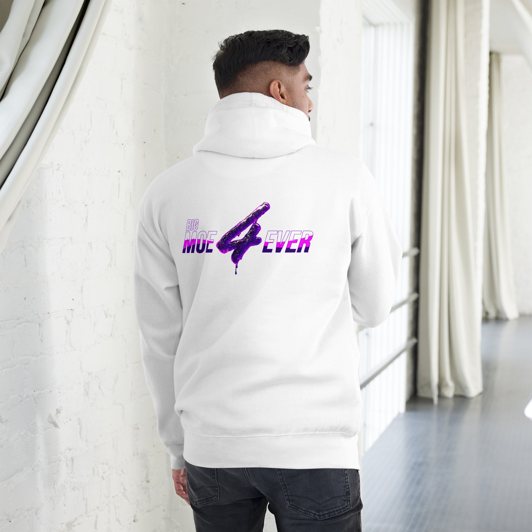 Big Moe 4 Eva Front and Back Print Premium Hoodie