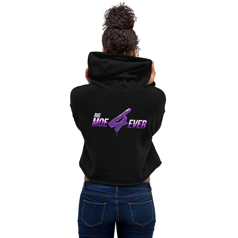 "Big Moe 4 Eva" Women's Crop Hoodie