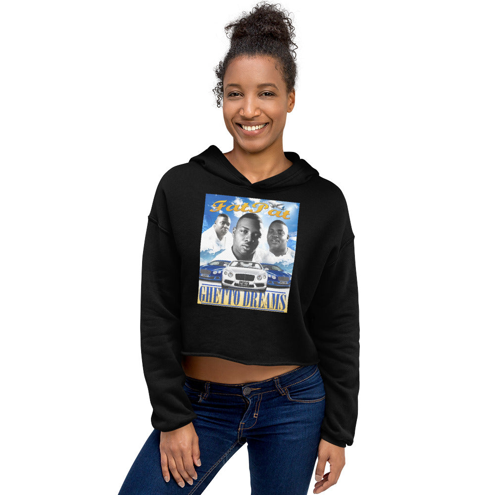 Fat Pat "Ghetto Dreams" Women's Crop Hoodie