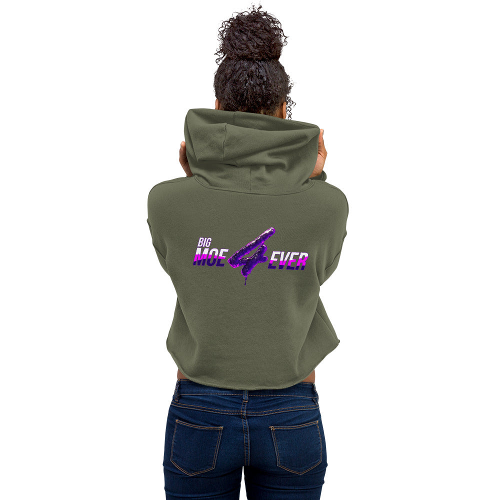 "Big Moe 4 Eva" Women's Crop Hoodie