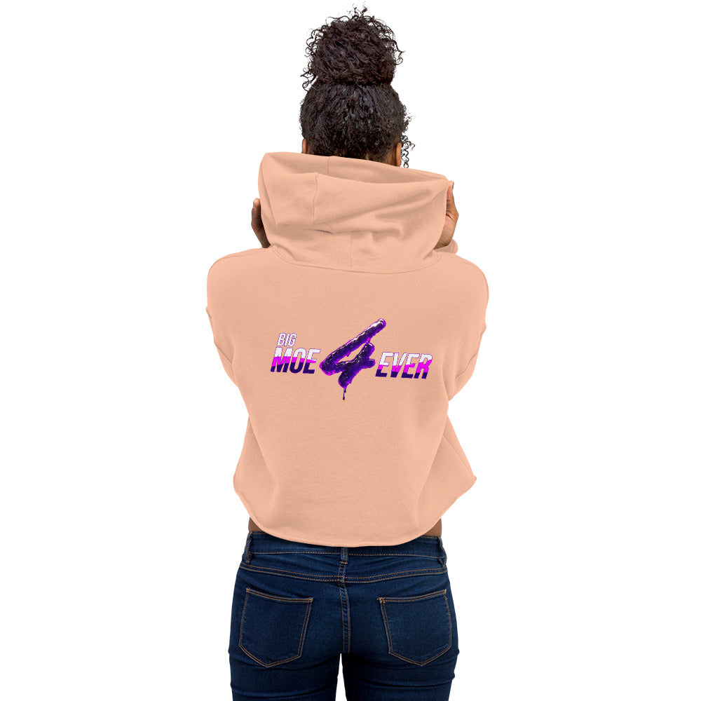 "Big Moe 4 Eva" Women's Crop Hoodie