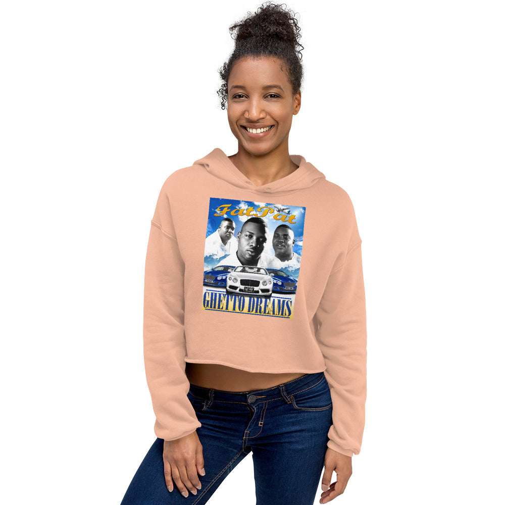 Fat Pat "Ghetto Dreams" Women's Crop Hoodie