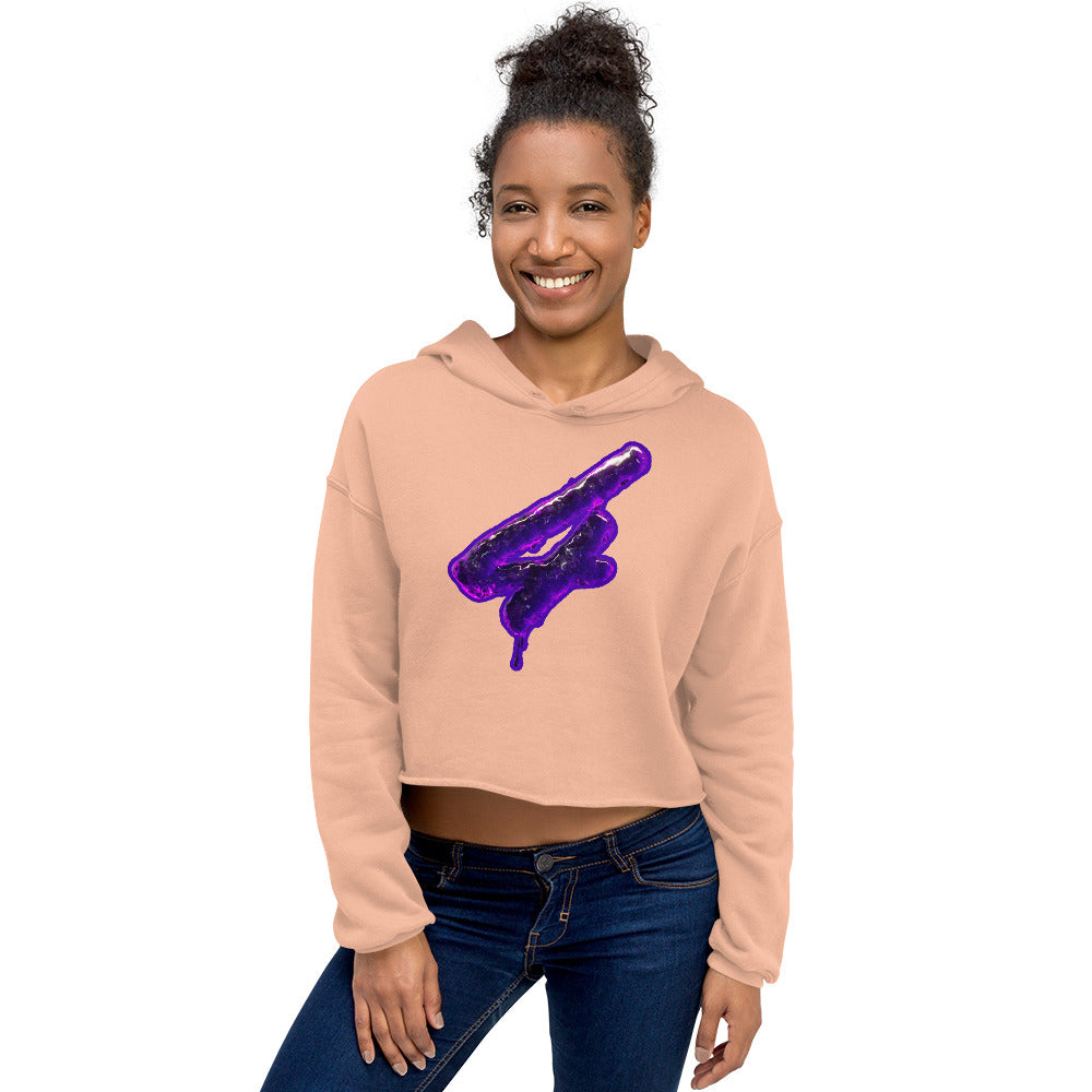 "Big Moe 4 Eva" Women's Crop Hoodie