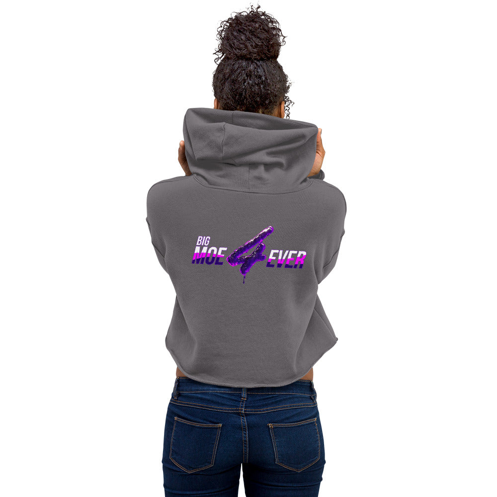 "Big Moe 4 Eva" Women's Crop Hoodie